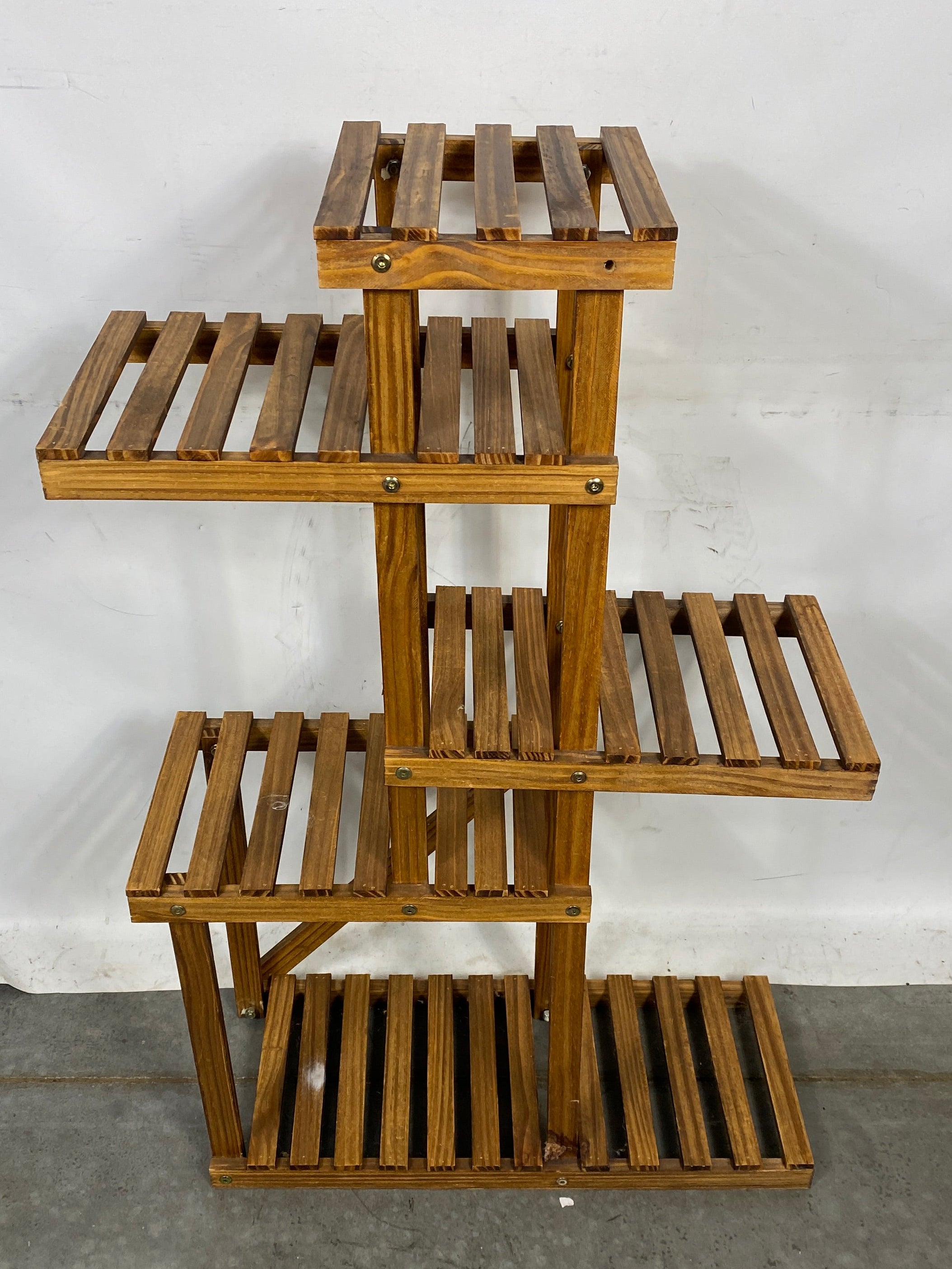 Wooden Tiered Floral Display Stand