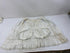 Vintage 1920s White Linen Infant's Dress with Intricate Eyelet Lace Details