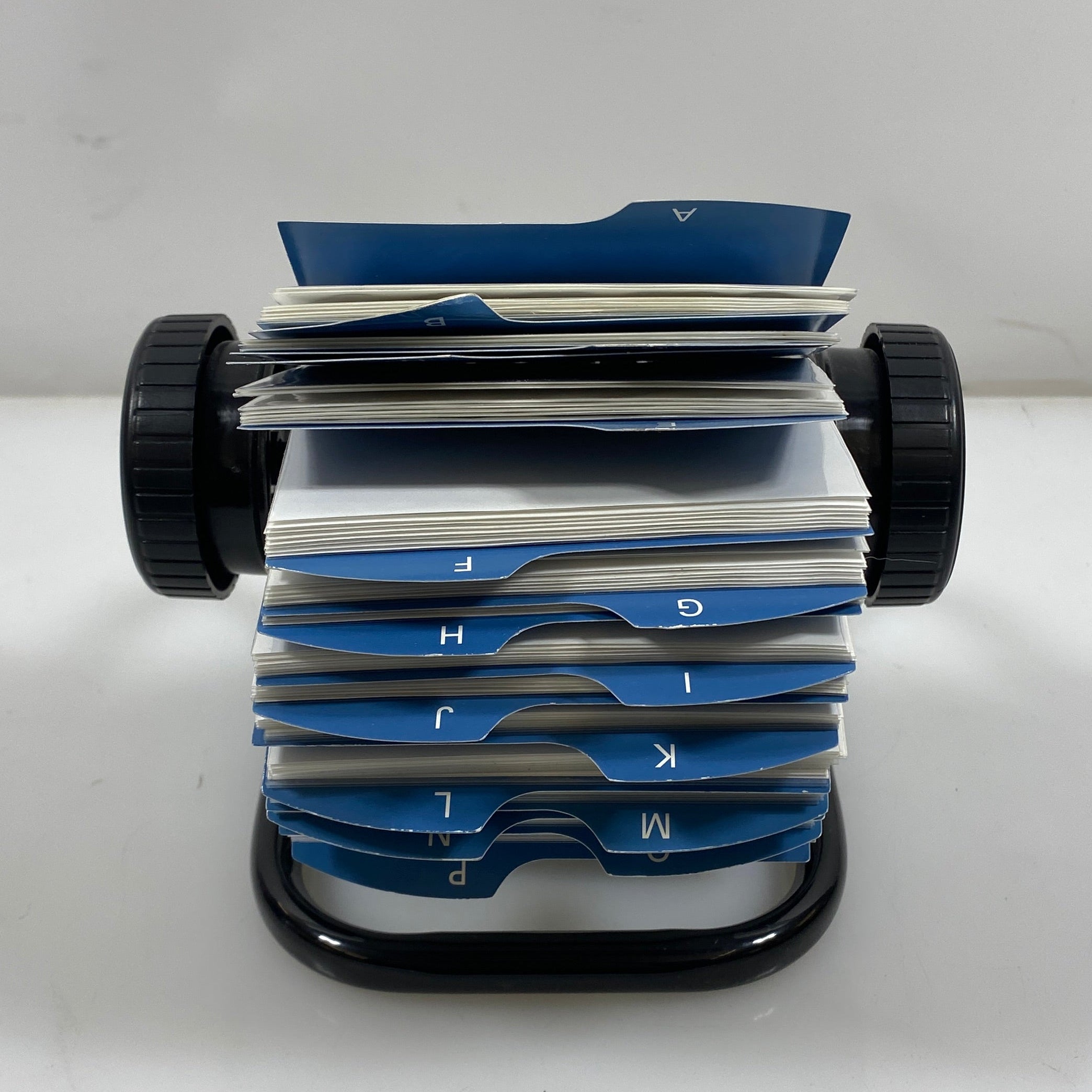 Rolodex Black Framed Rotary Card File