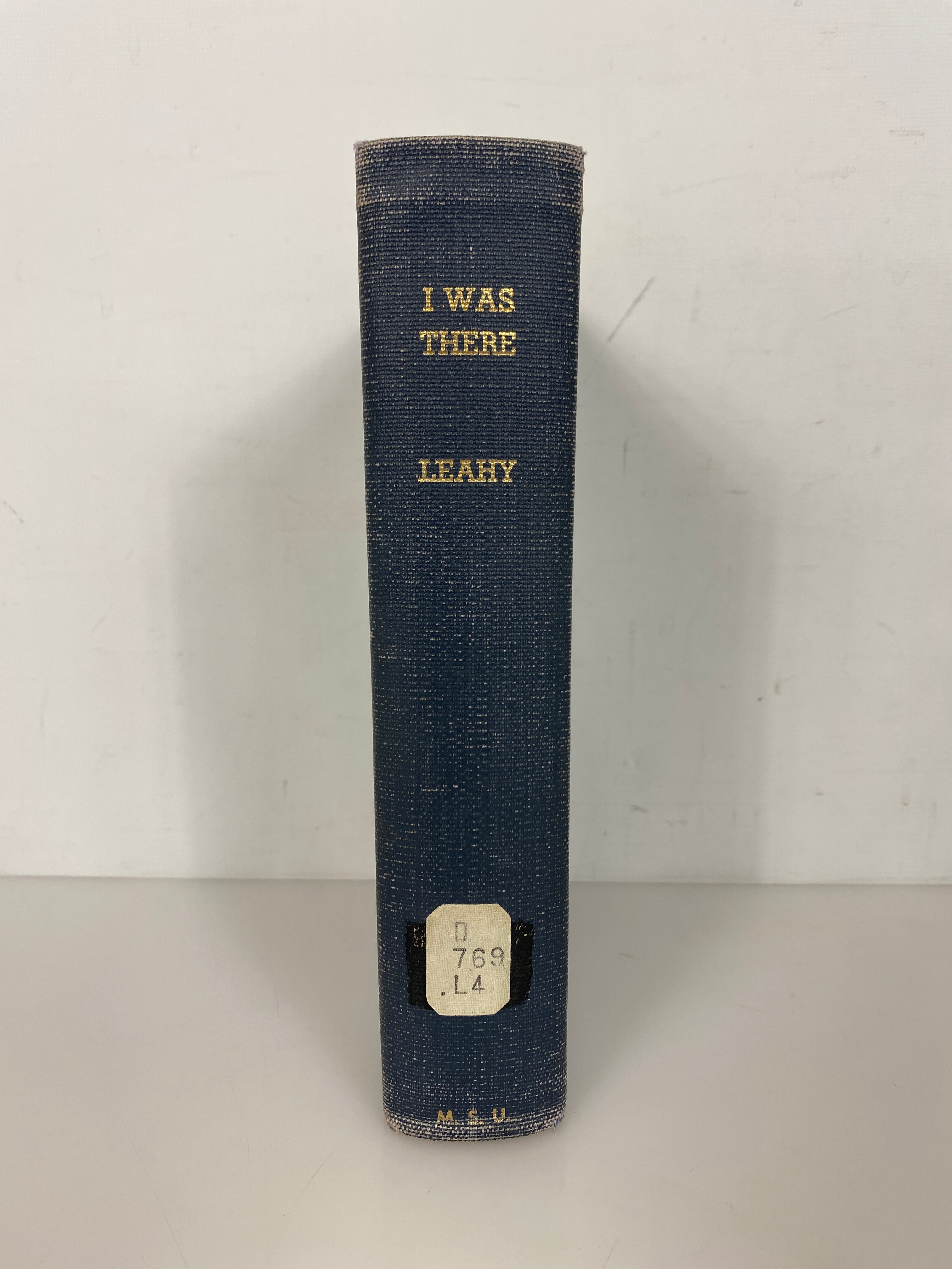 I Was There by Fleet Admiral William D. Leahy (1950) Library Binding HC