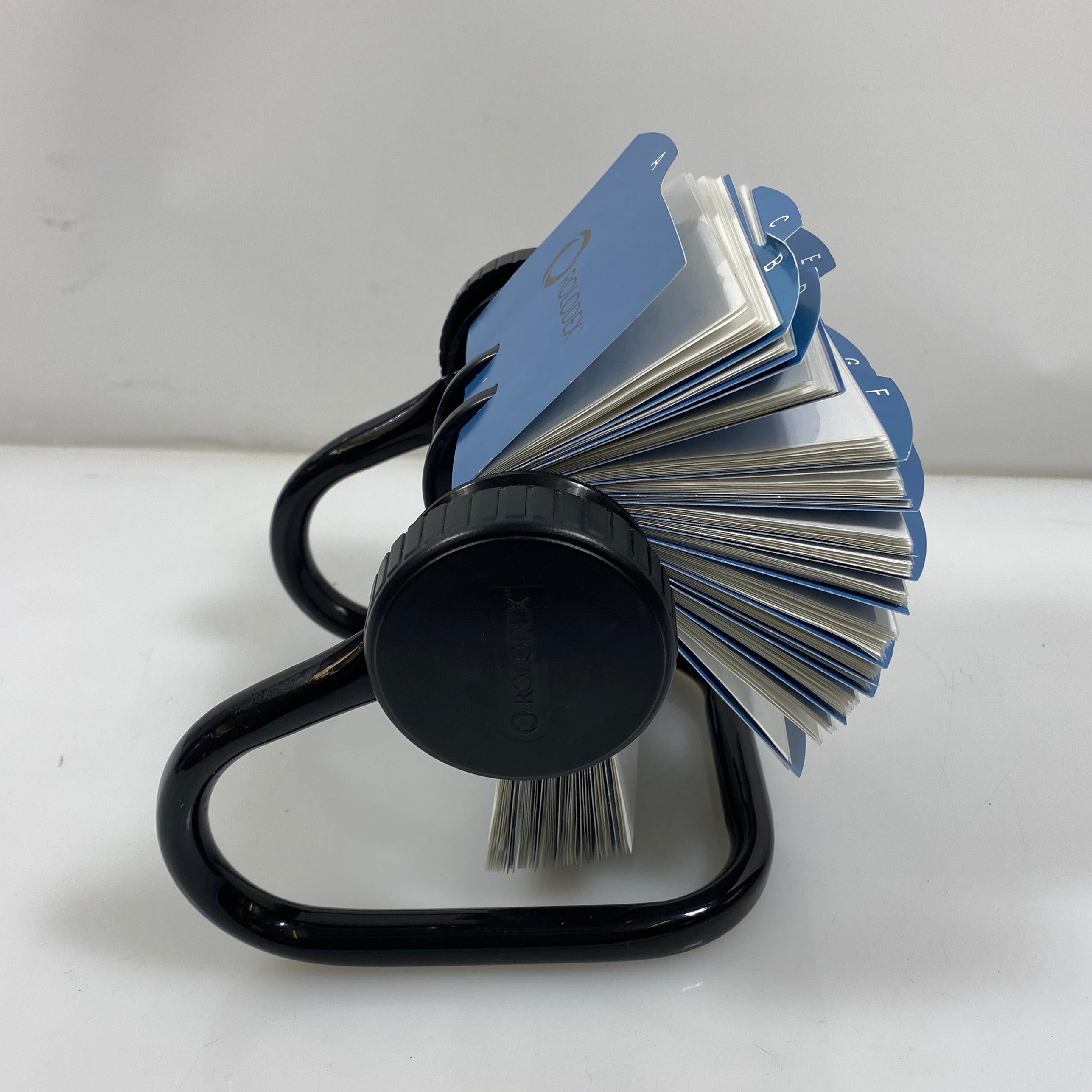 Rolodex Black Framed Rotary Card File