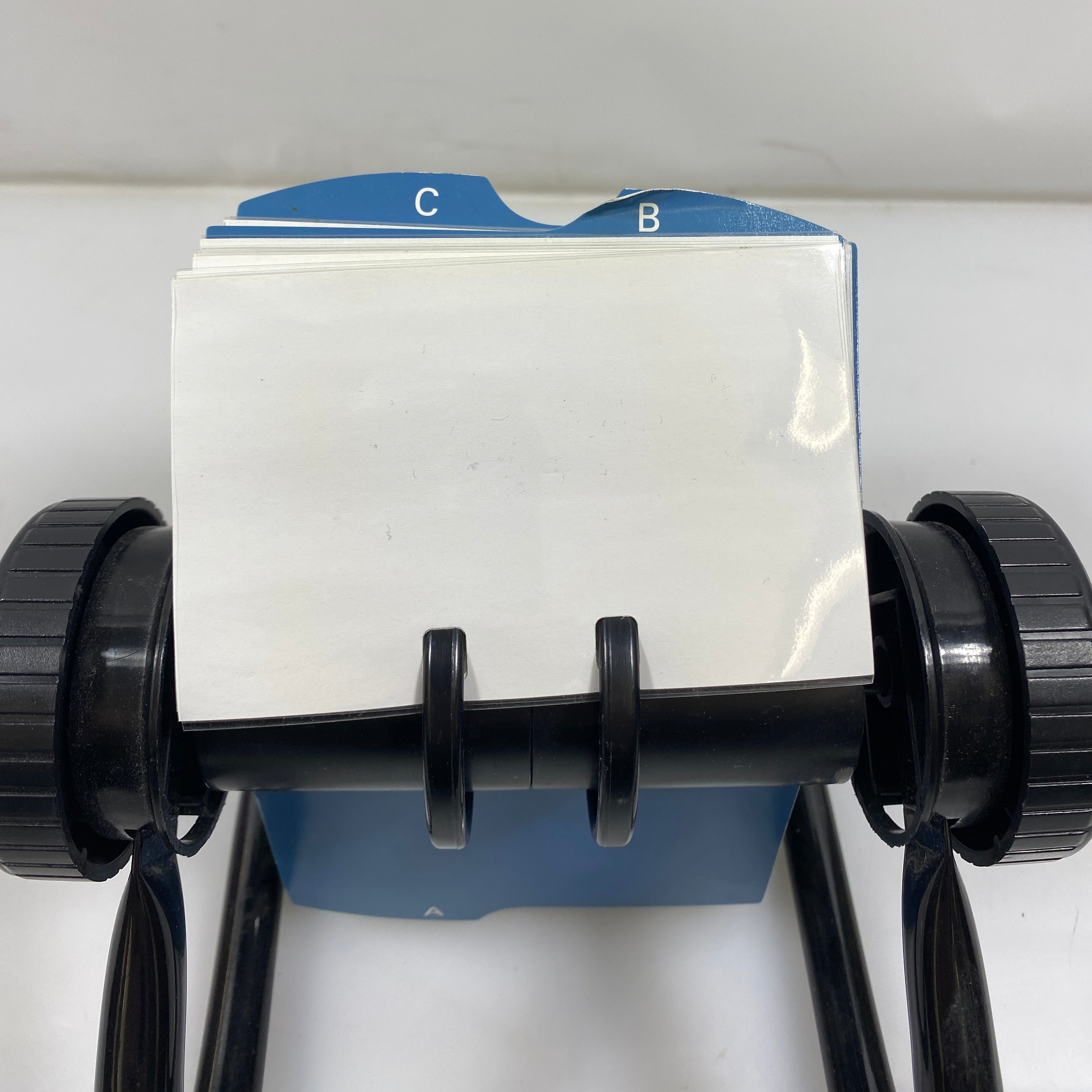 Rolodex Black Framed Rotary Card File