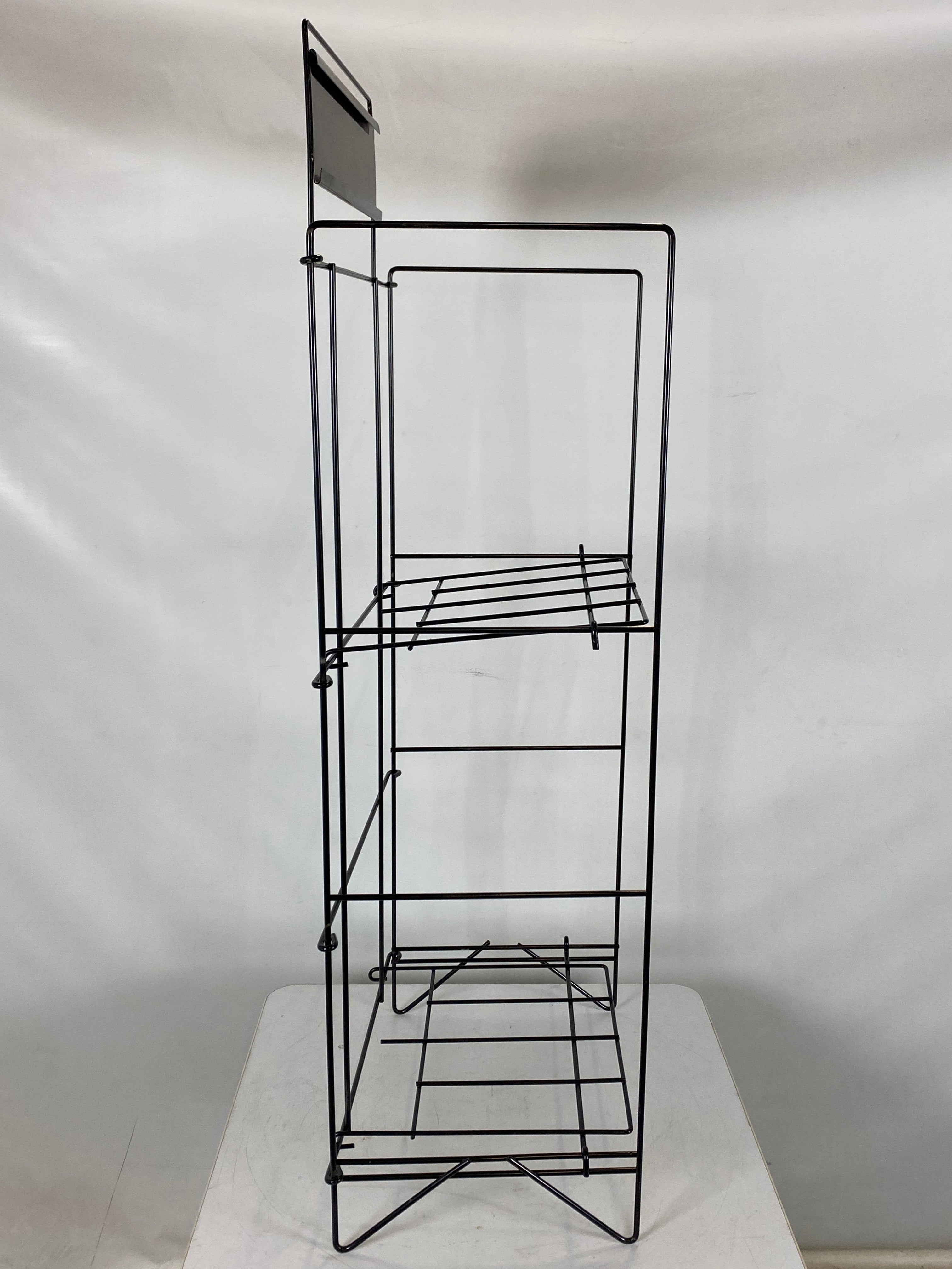 Small Metal Newspaper Stand