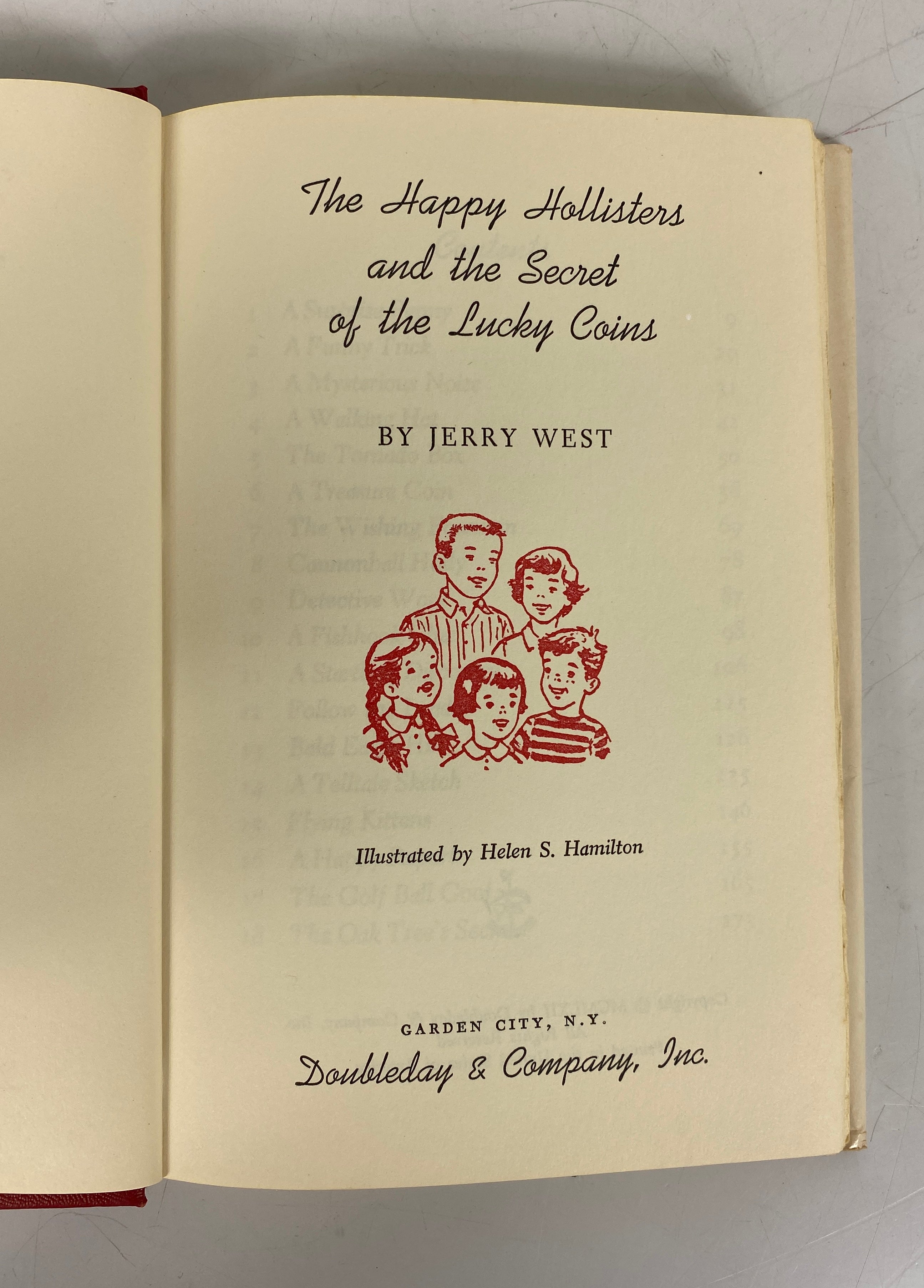 Lot of 8 The Happy Hollisters 1953-64 Vintage Mysteries HC some DJ