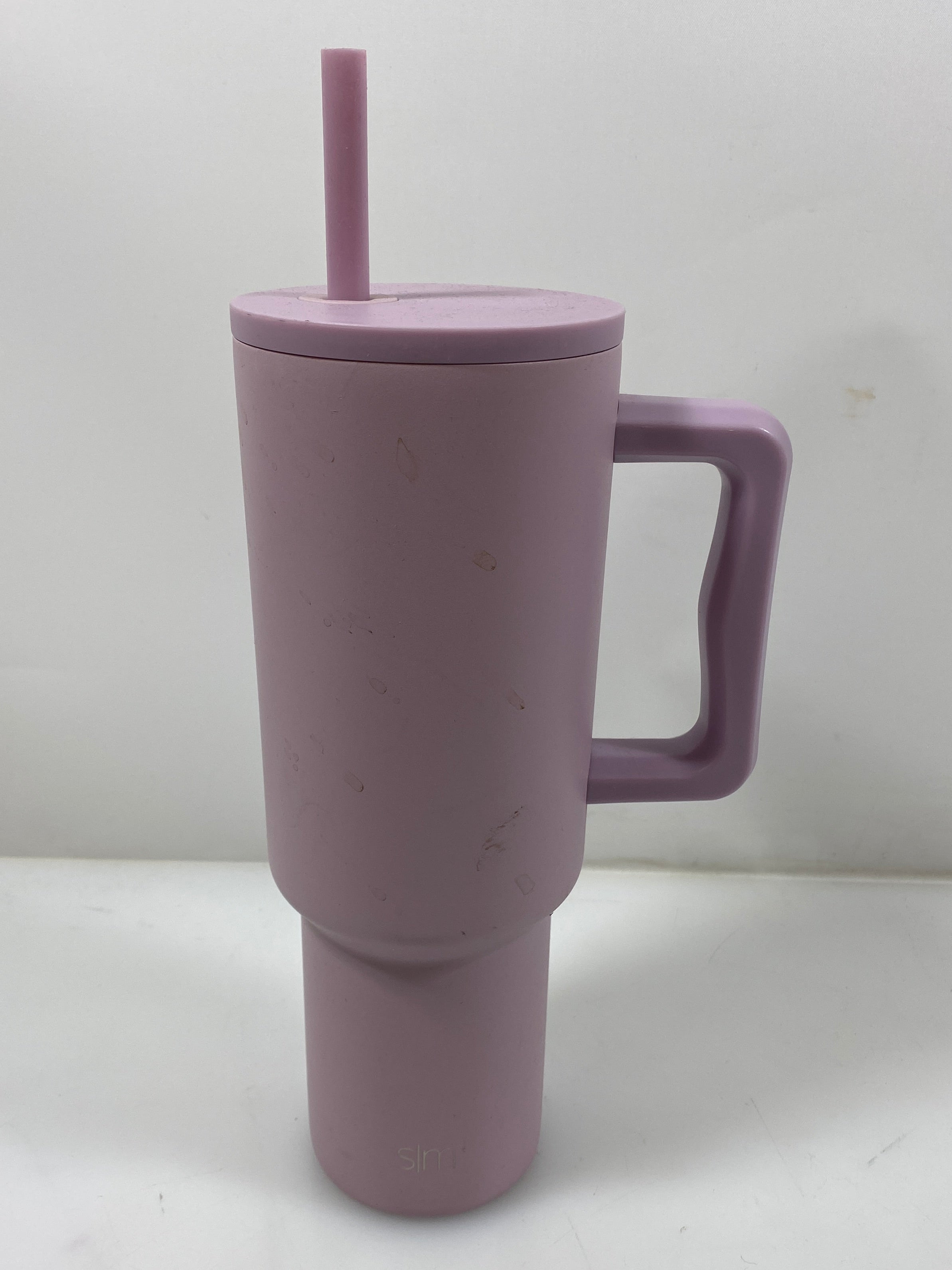 S/M Pink Stainless Steel Tumbler Water Bottle 40oz