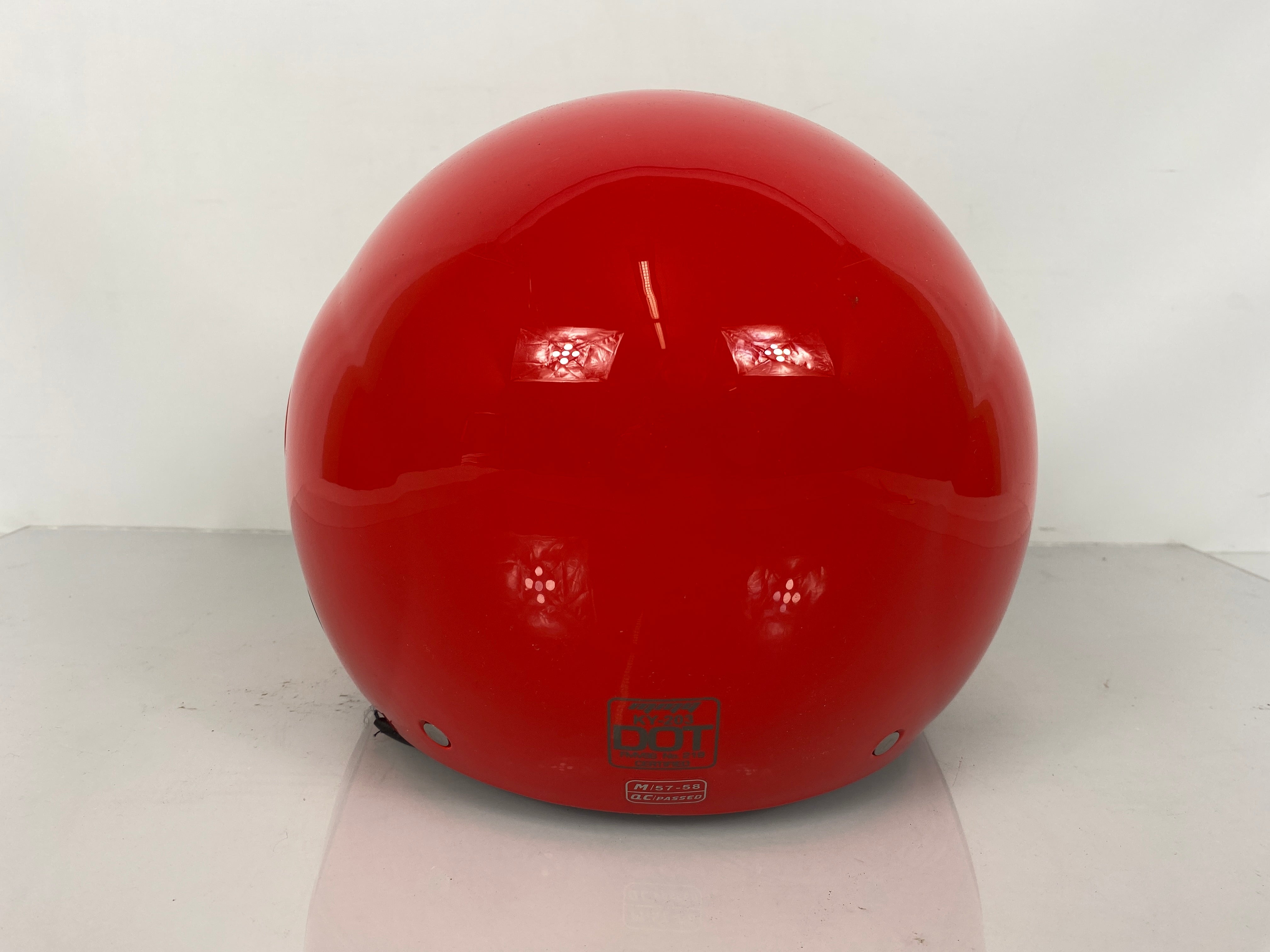 ModCycles Open Face MMG Helmet Red Size M