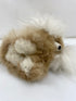Fluffy Dog Tan and White Plush Toy