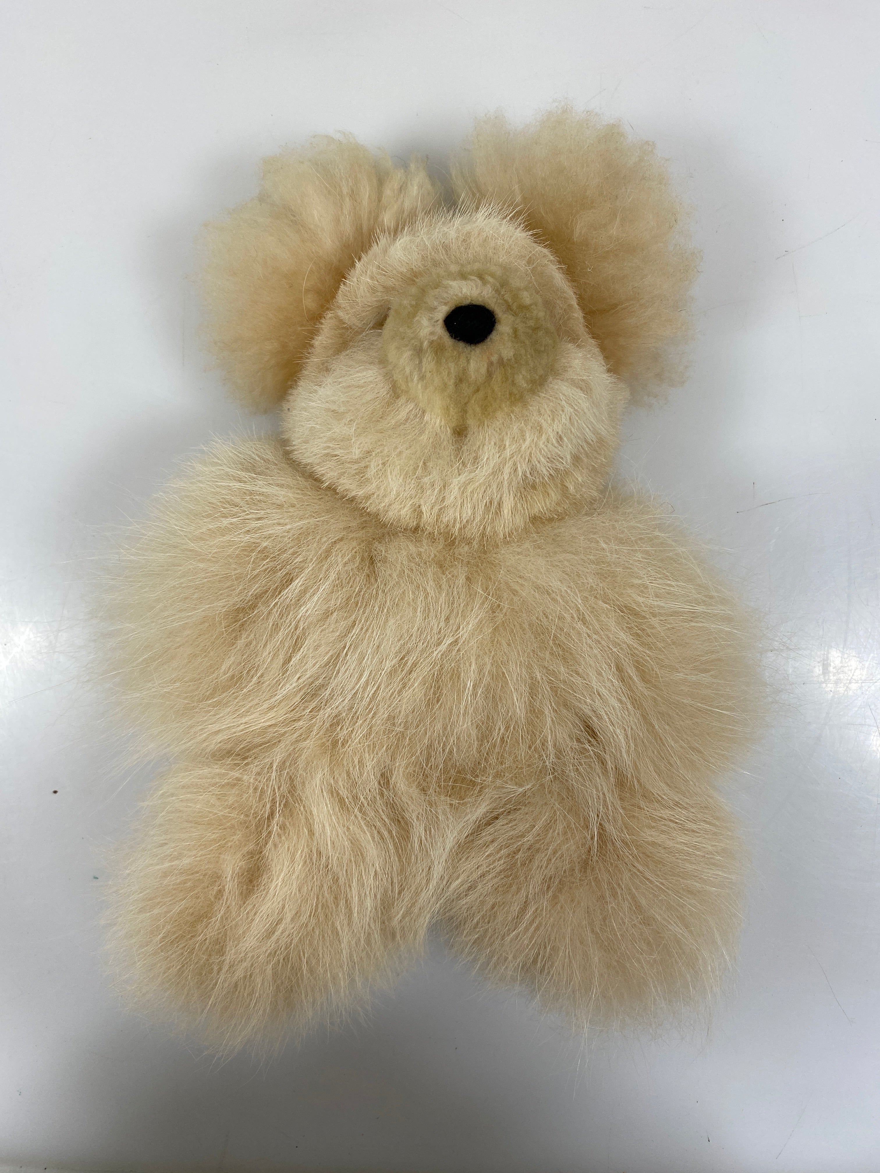 Tan Fluffy Bear Plush Toy