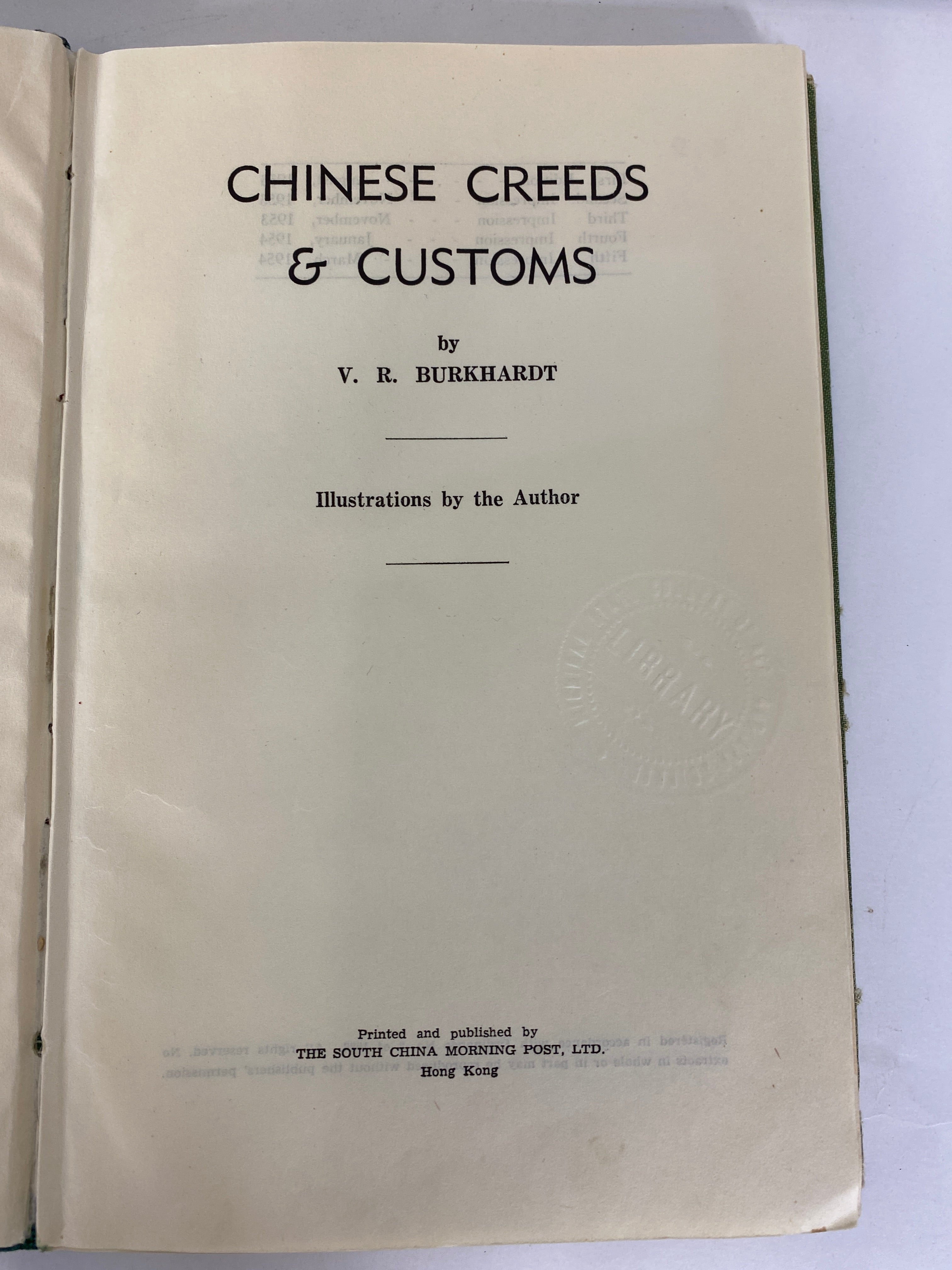 Lot of 2 Chinese Culture Books 1946-1954 HC