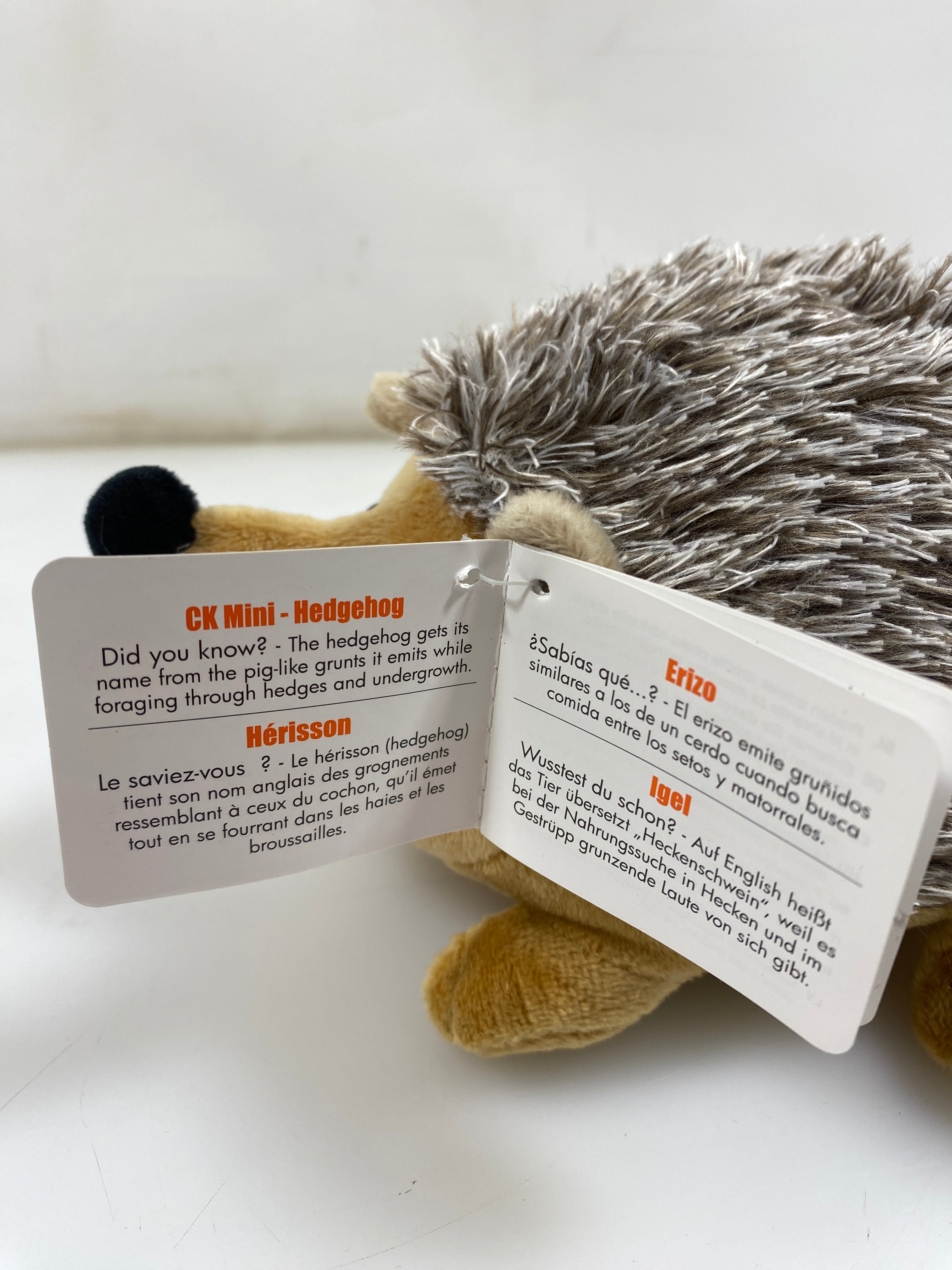 Wild Republic Cuddlekins Mini Hedgehog Plush Toy