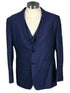 VanHeusen Navy Blue Full Suit Skinny Fit Men's
