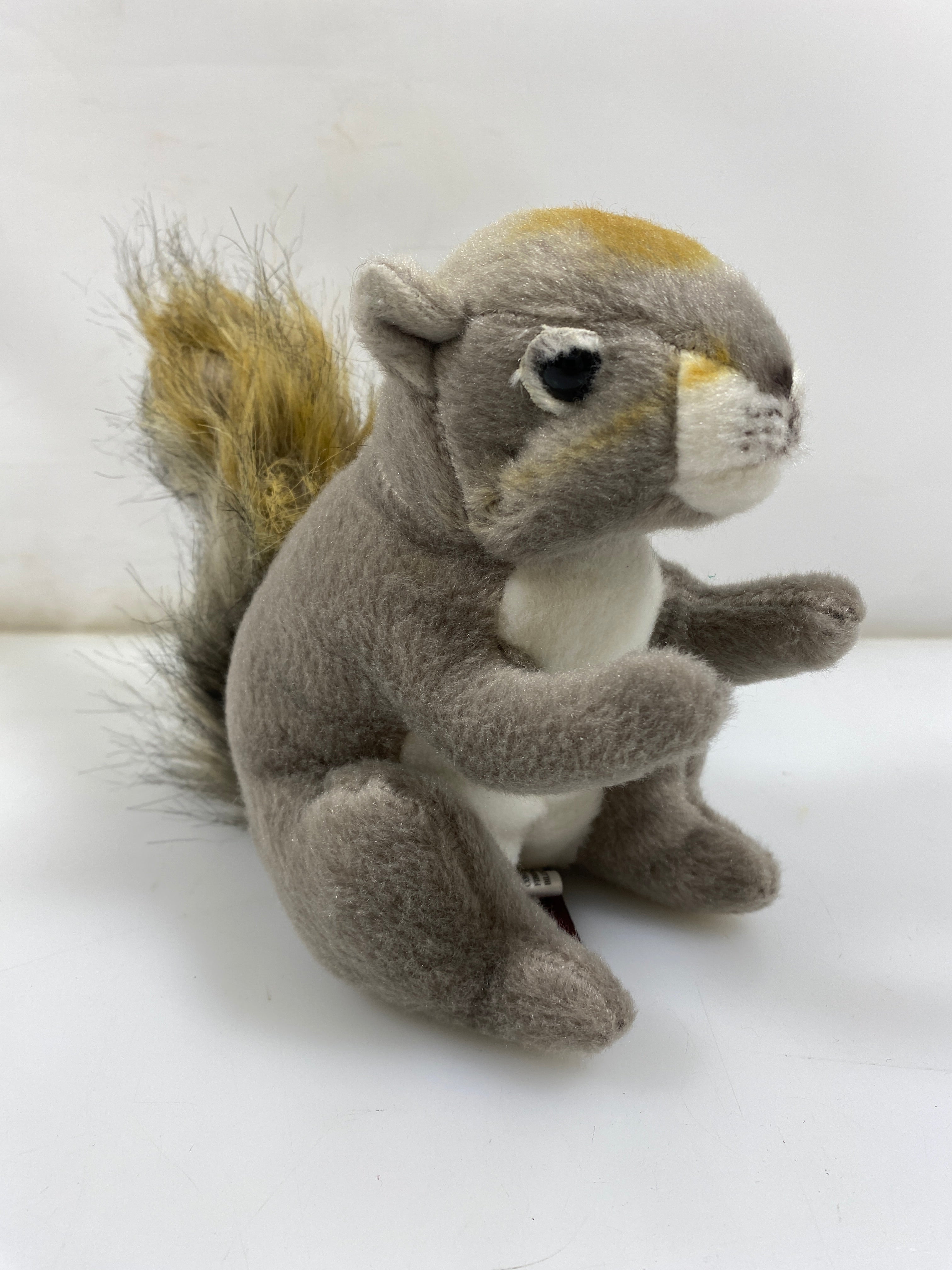 The Bearington Collection Grey Squirrel Plush Toy