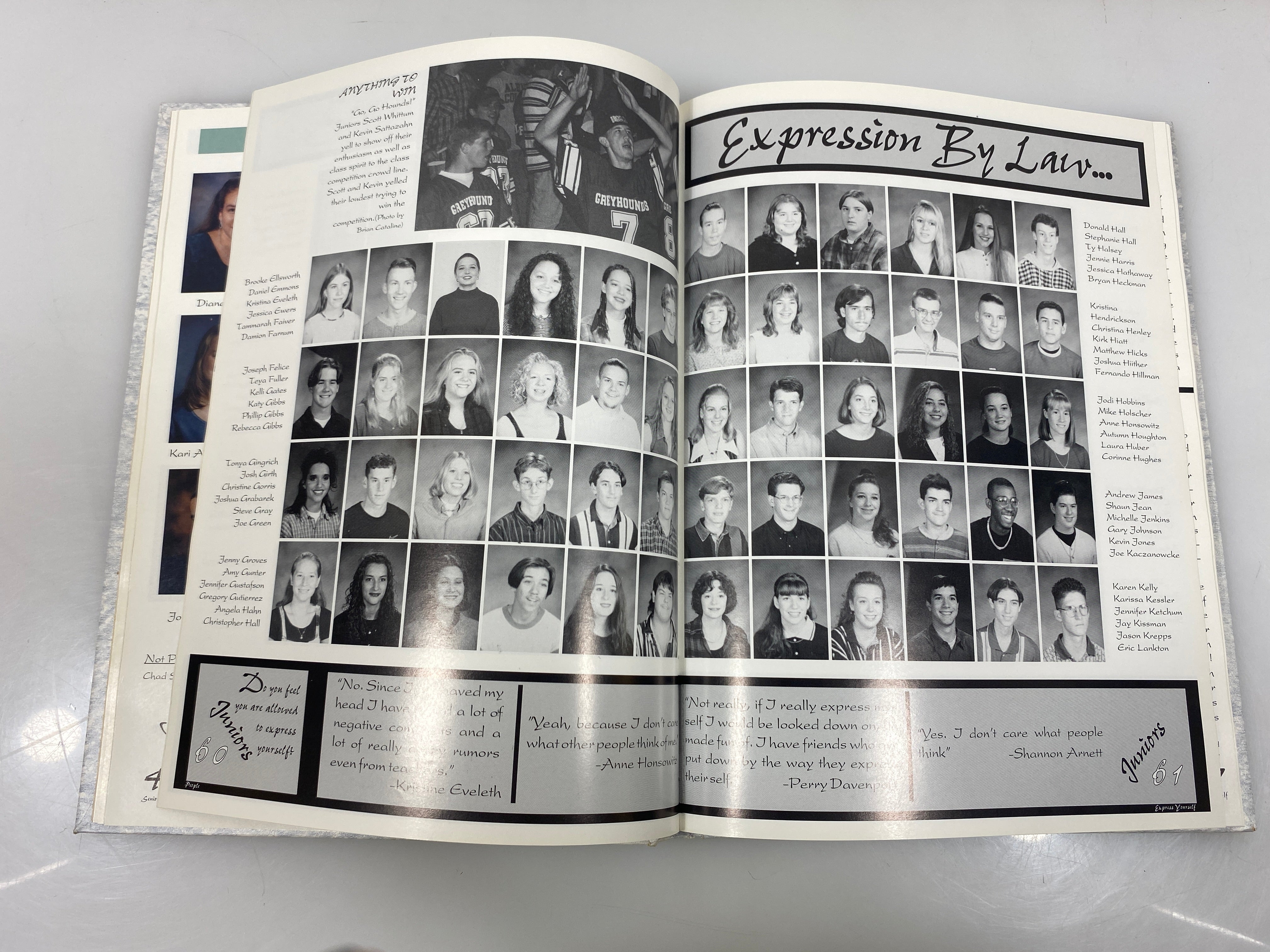 1996 Eaton Rapids High School Yearbook "Eatonian" Eaton Rapids Michigan HC