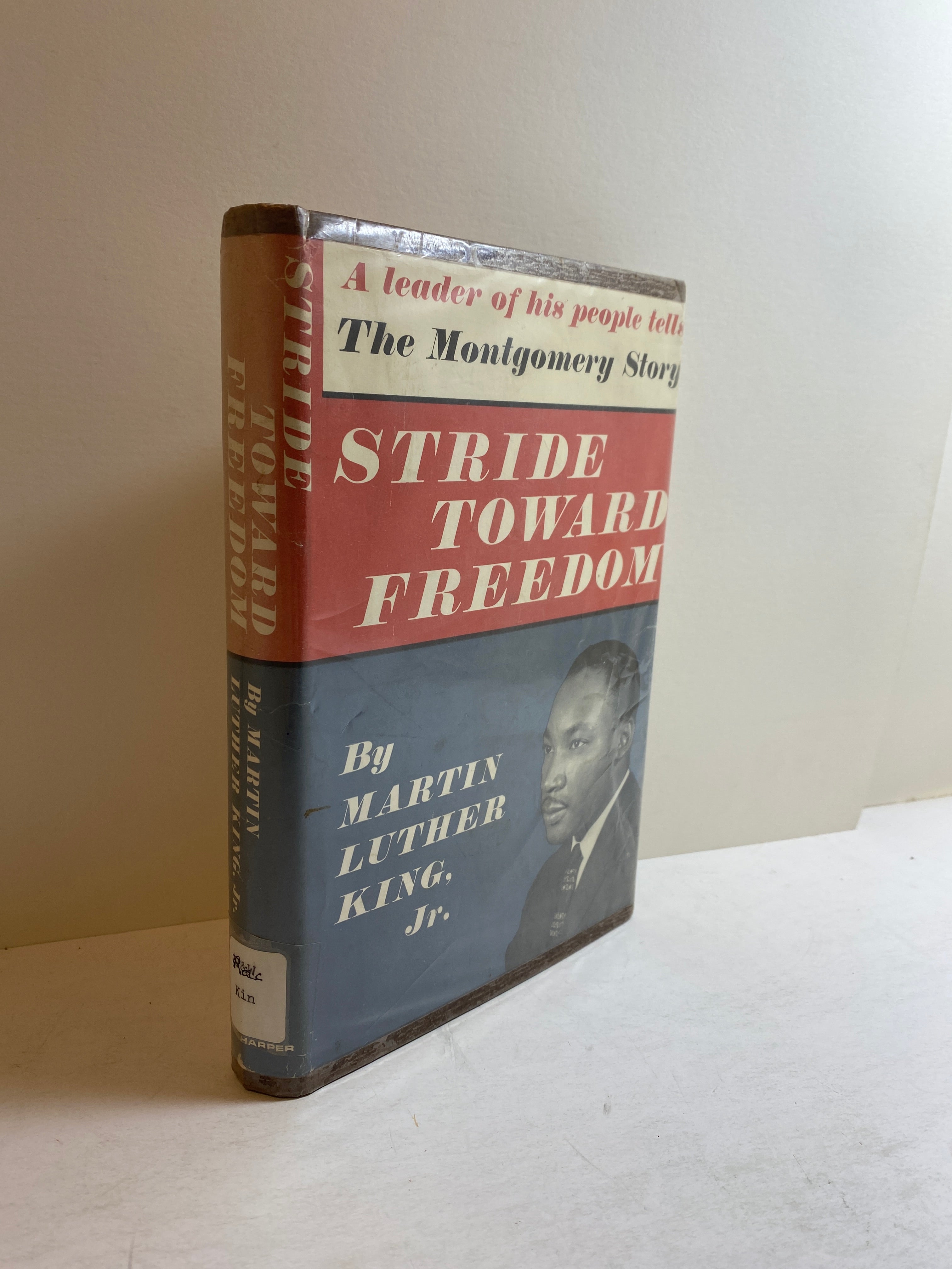 Stride Toward Freedom Martin Luther King Jr 1st/1st H-H 1958 Ex-Library HCDJ