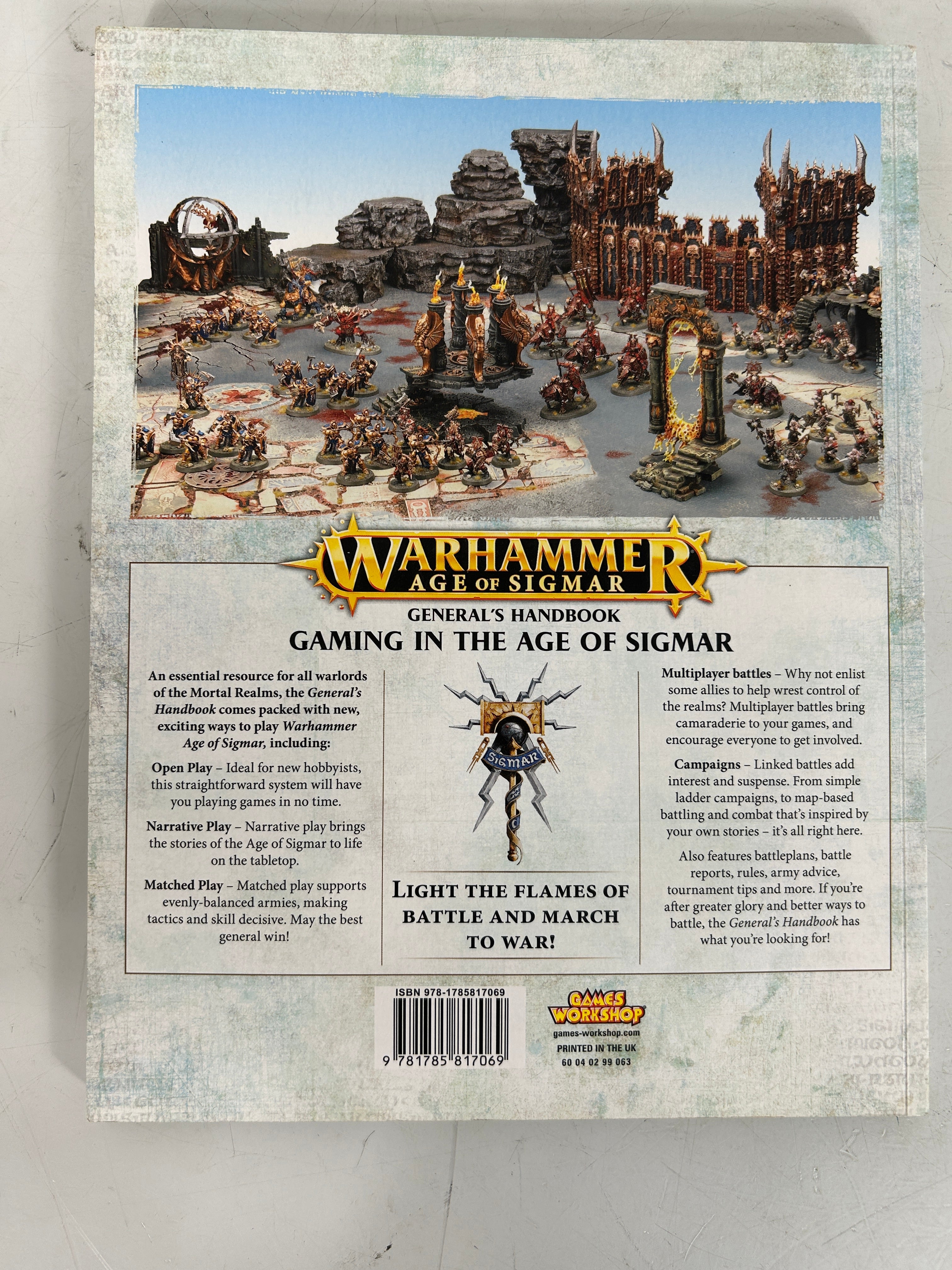 4 Warhammer Age of Sigmar  Handbooks 2016-18 & Malign Sorcery Expansion SC