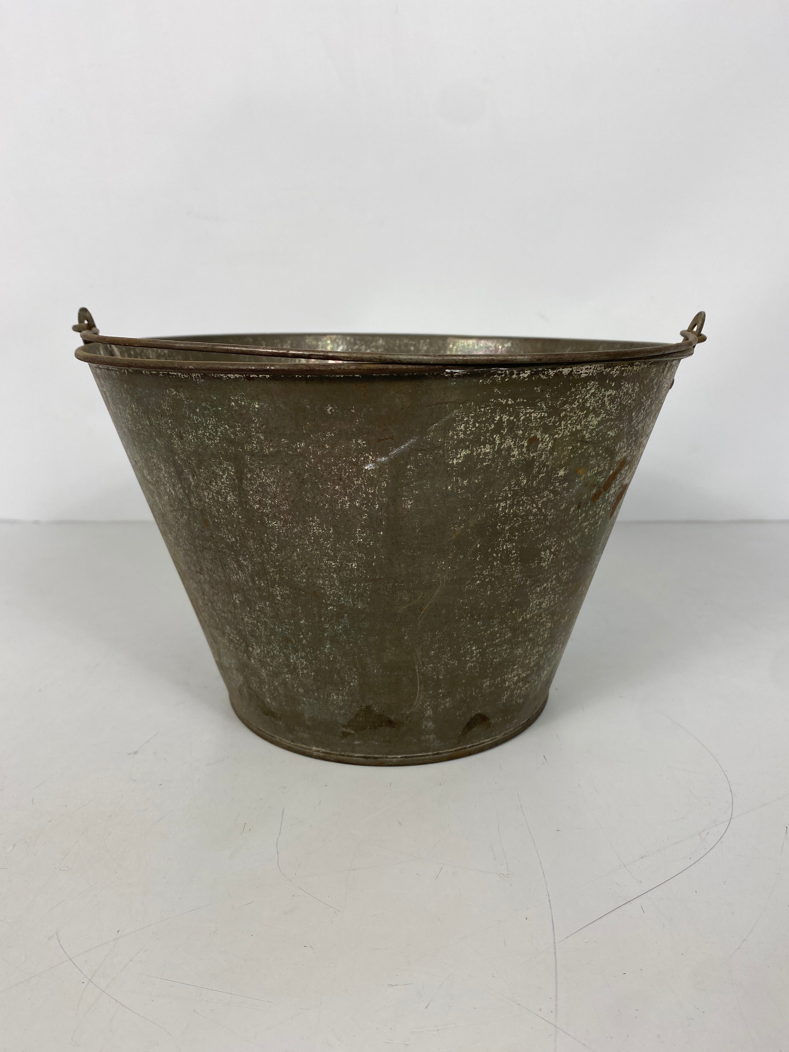 Antique Galvanized Pail