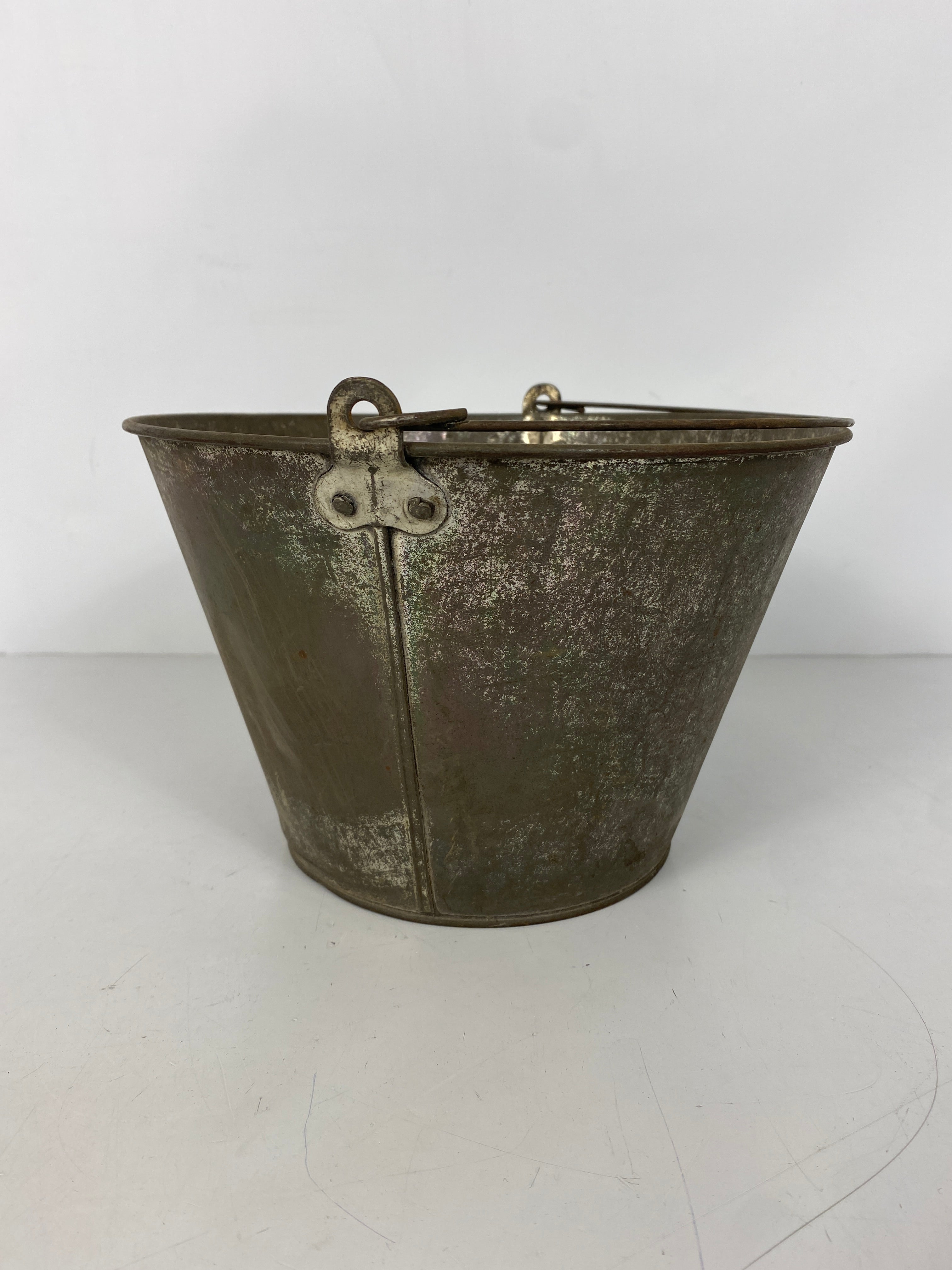 Antique Galvanized Pail