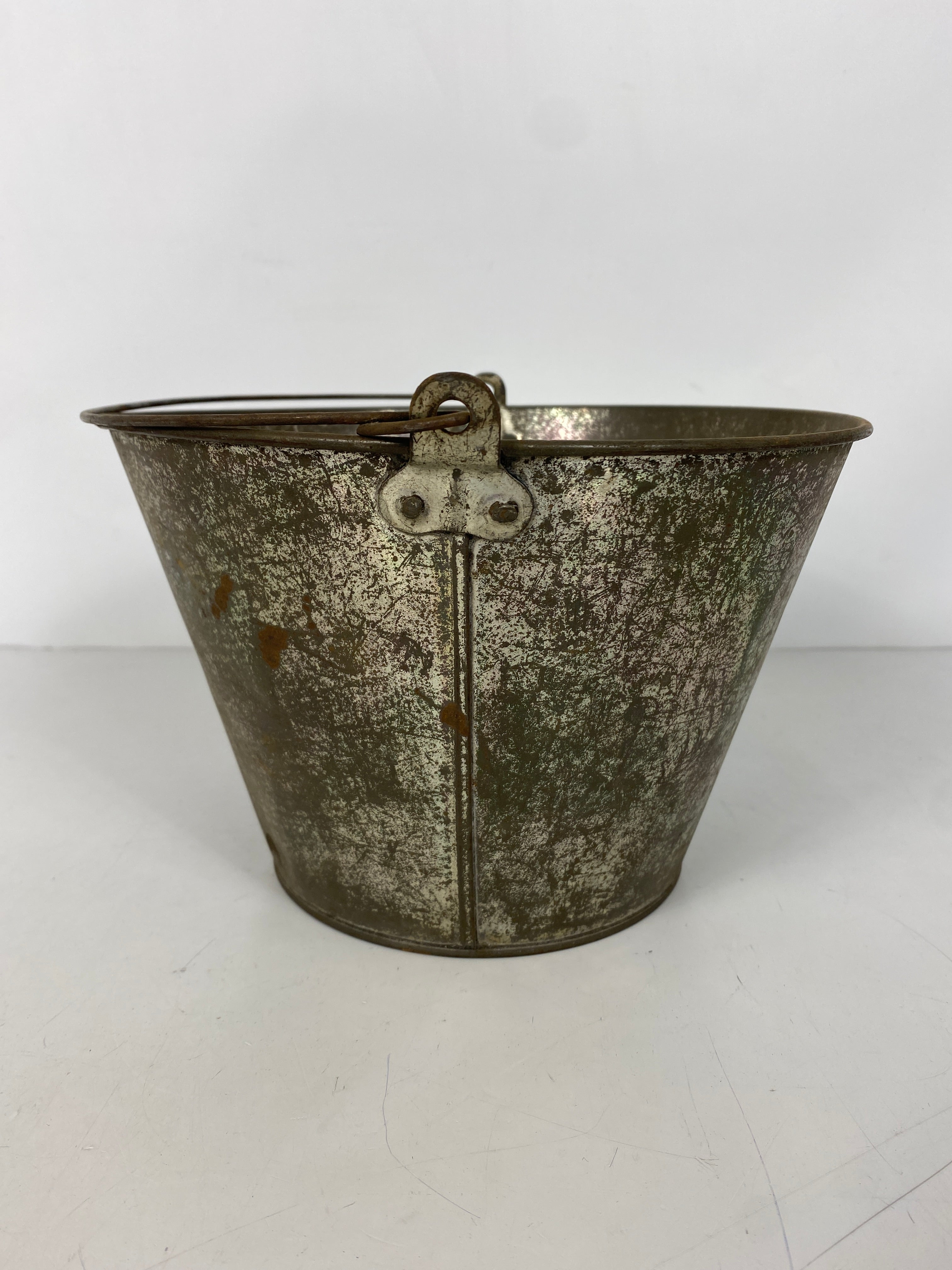 Antique Galvanized Pail