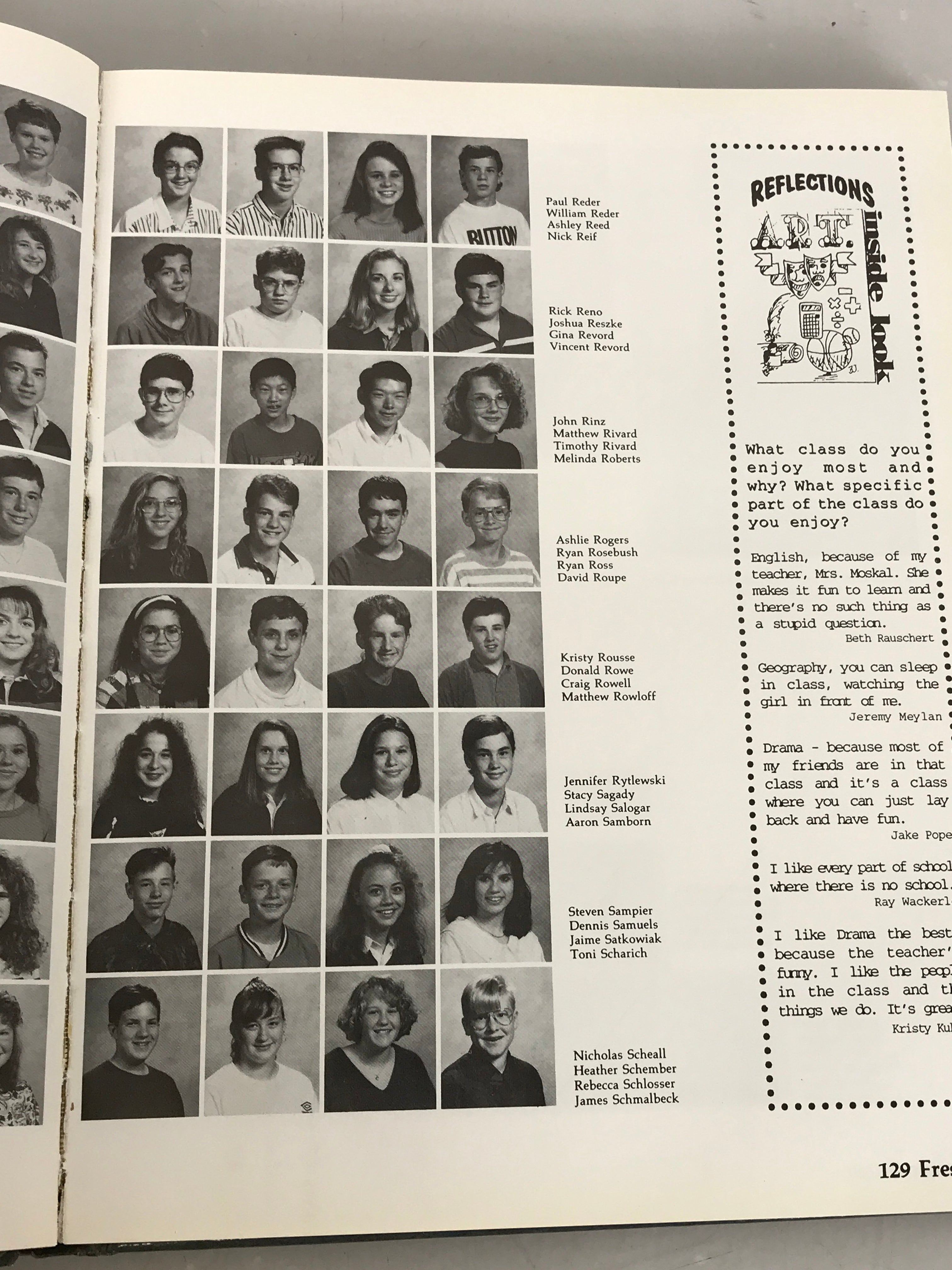 1993 Bay City Western High School Yearbook Auburn Michigan HC