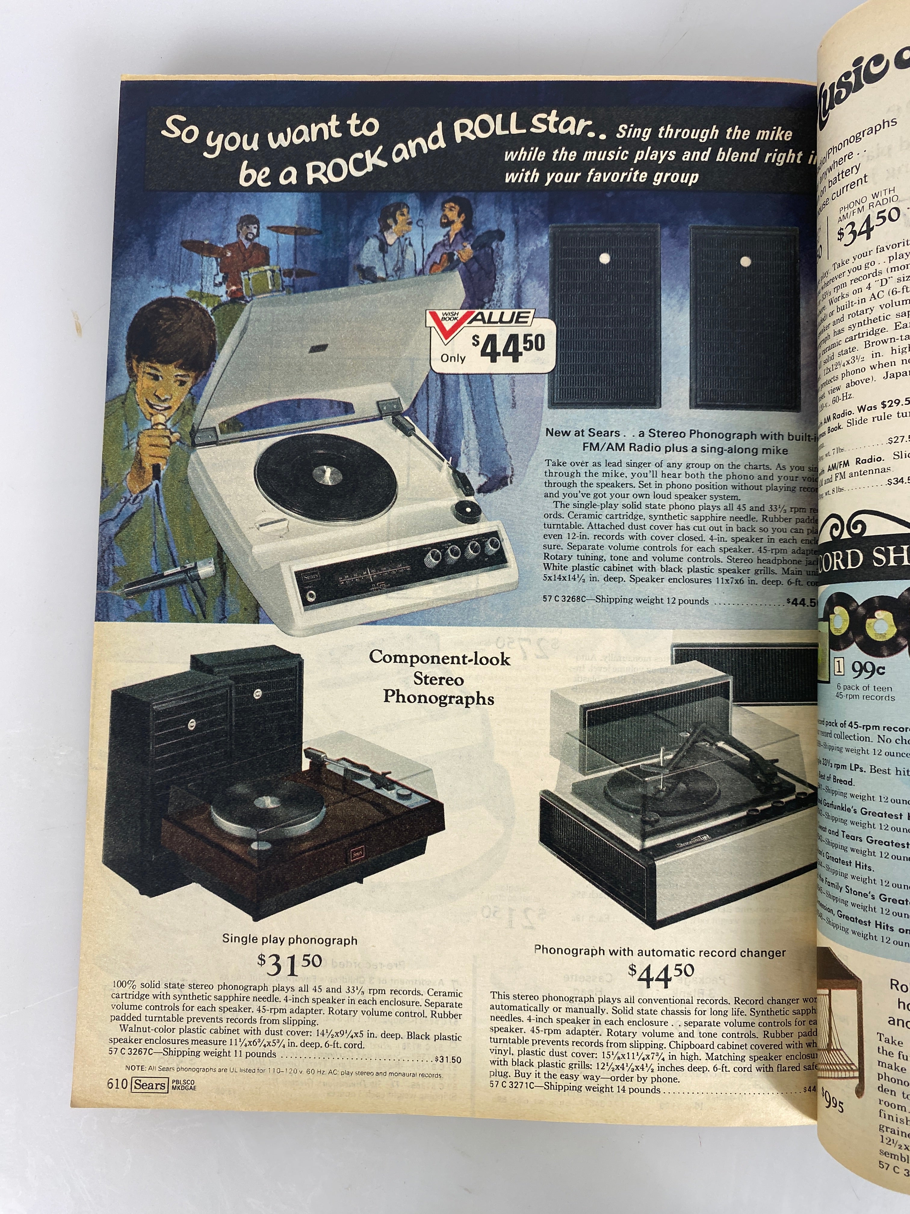 Sears Wish Book Christmas Catalog 1973 615 pages