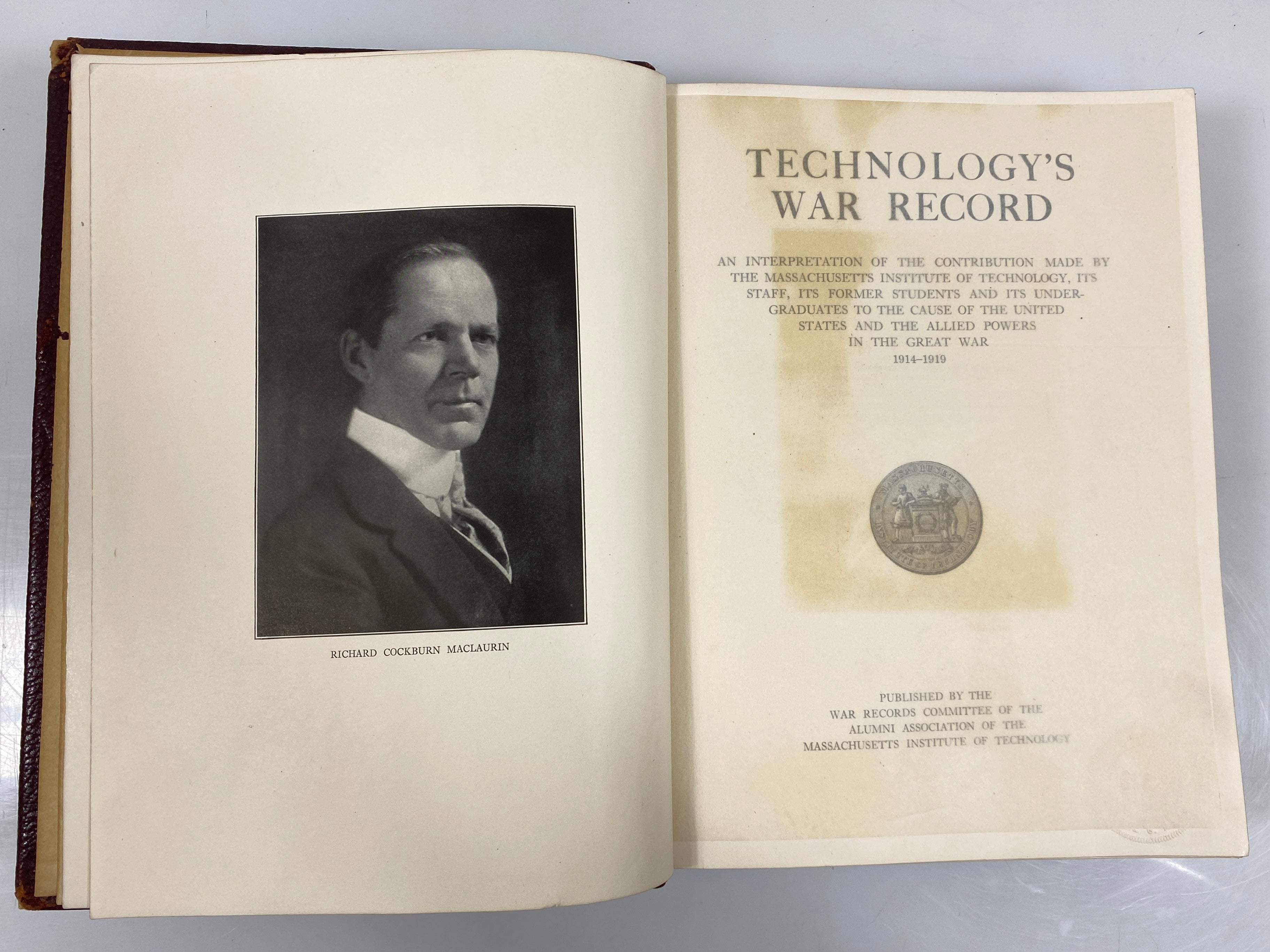Technology's War Record 1920 HC