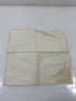 Vintage 1890s White Linen Handkerchief with Pastel Embroidery