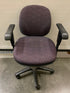 Grahl Purple Patterned Rolling Office Chair