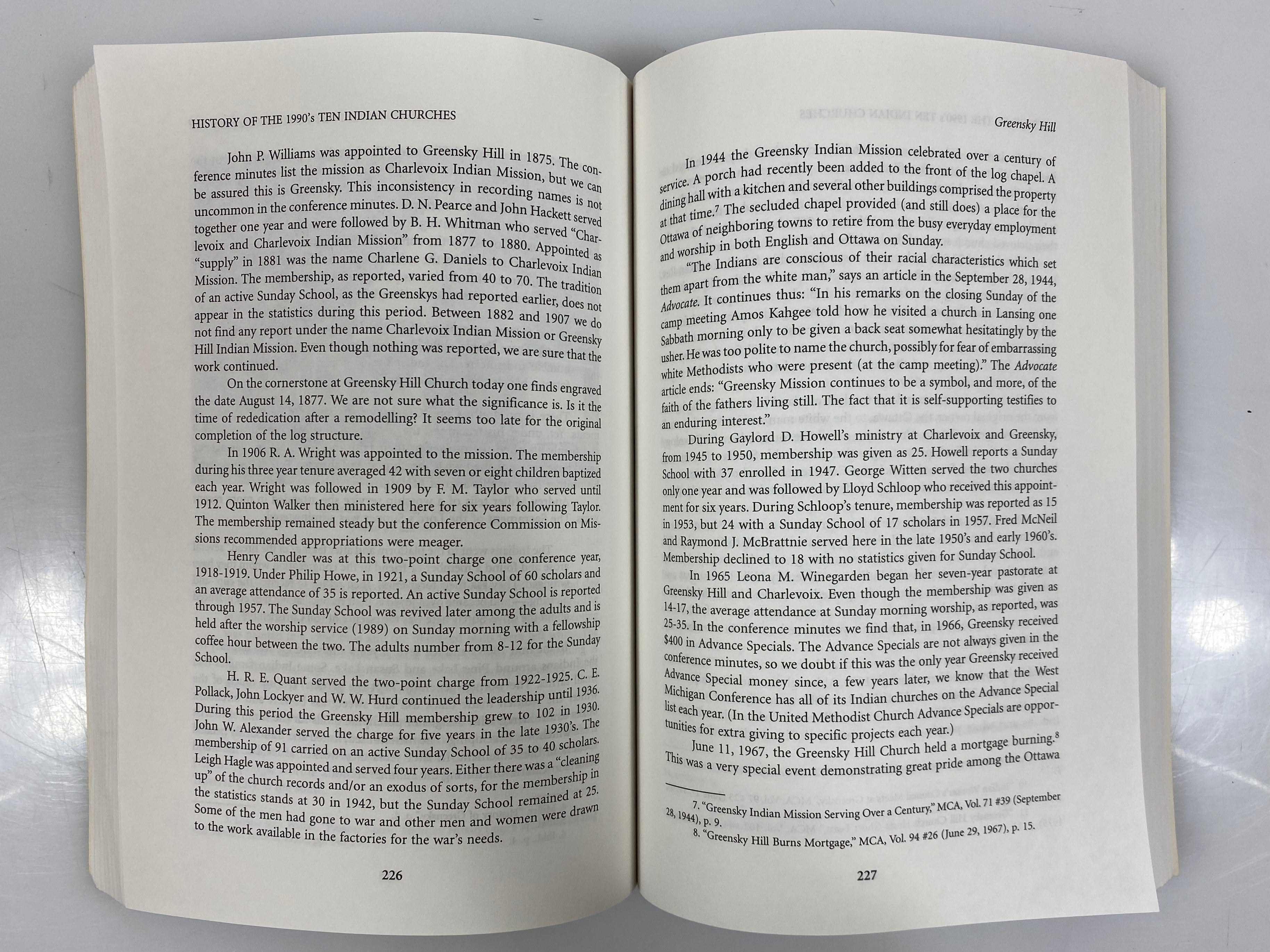 Methodist Indian Ministries in Michigan by Dorothy Reuter 1993 SC