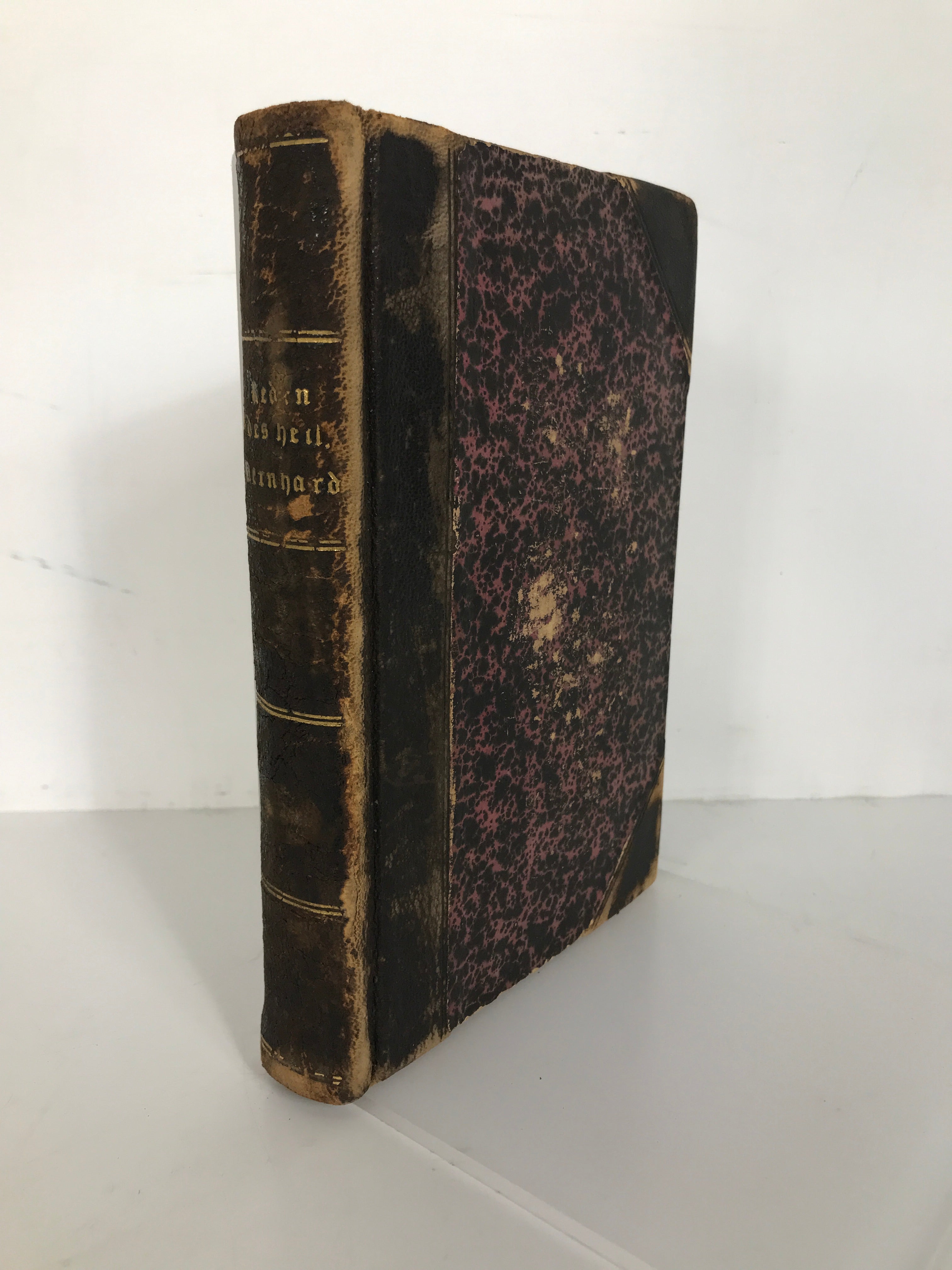 Die Reden des Heil Bernhard (Song of Songs) in German 1862 Antique HC