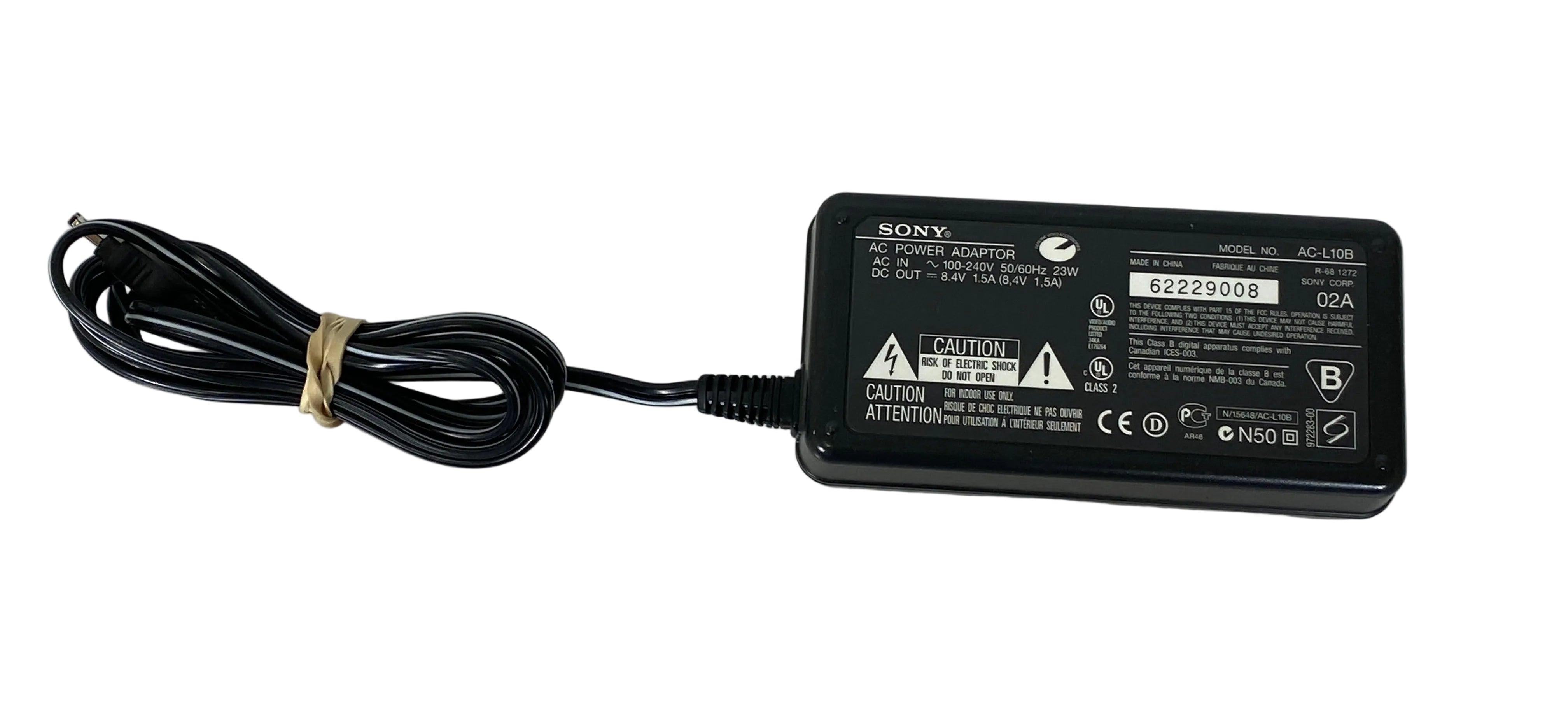 Sony AC-L10B AC Power Adapter