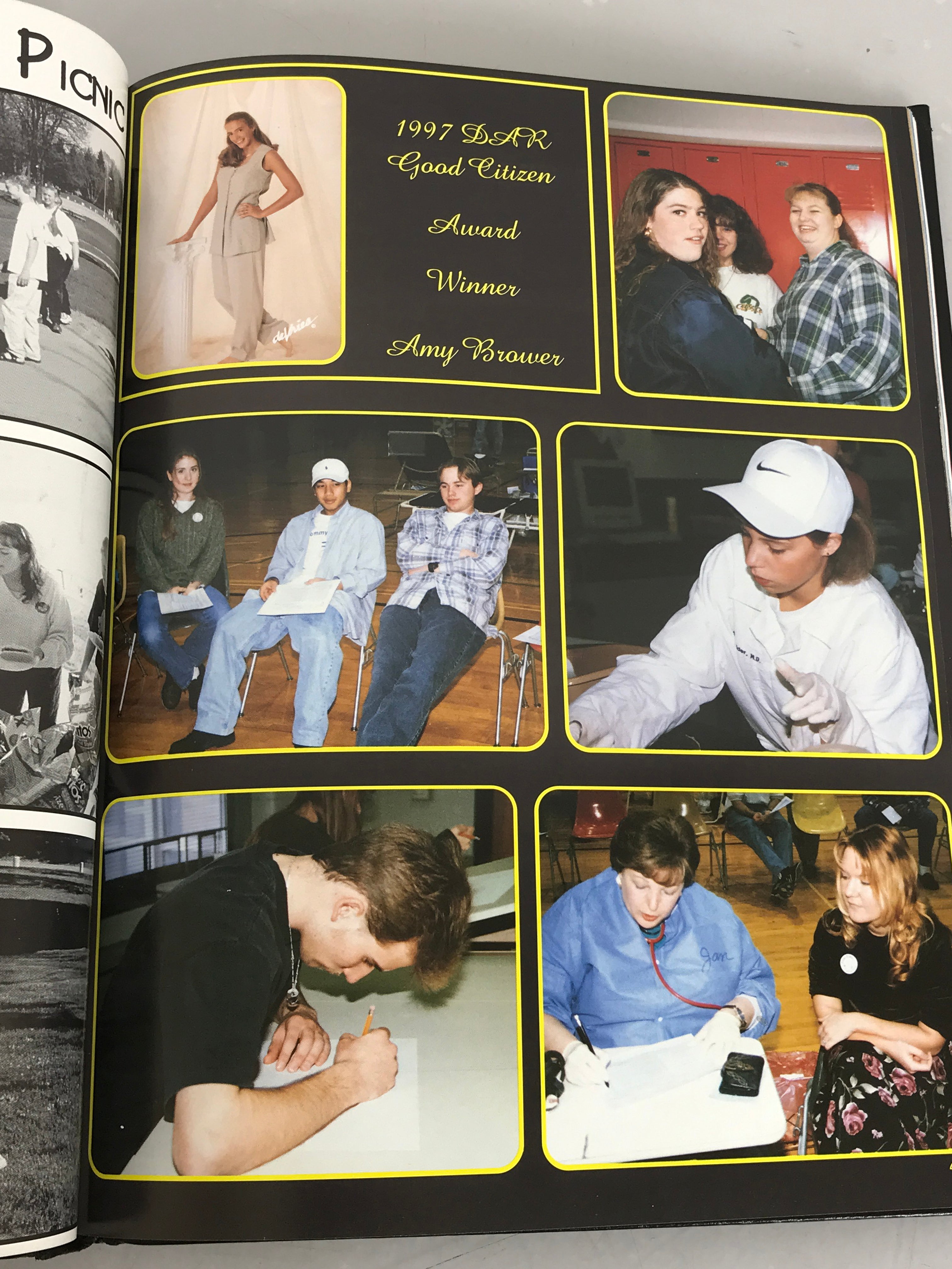 1997 Hamilton High School Yearbook Hamilton Michigan HC