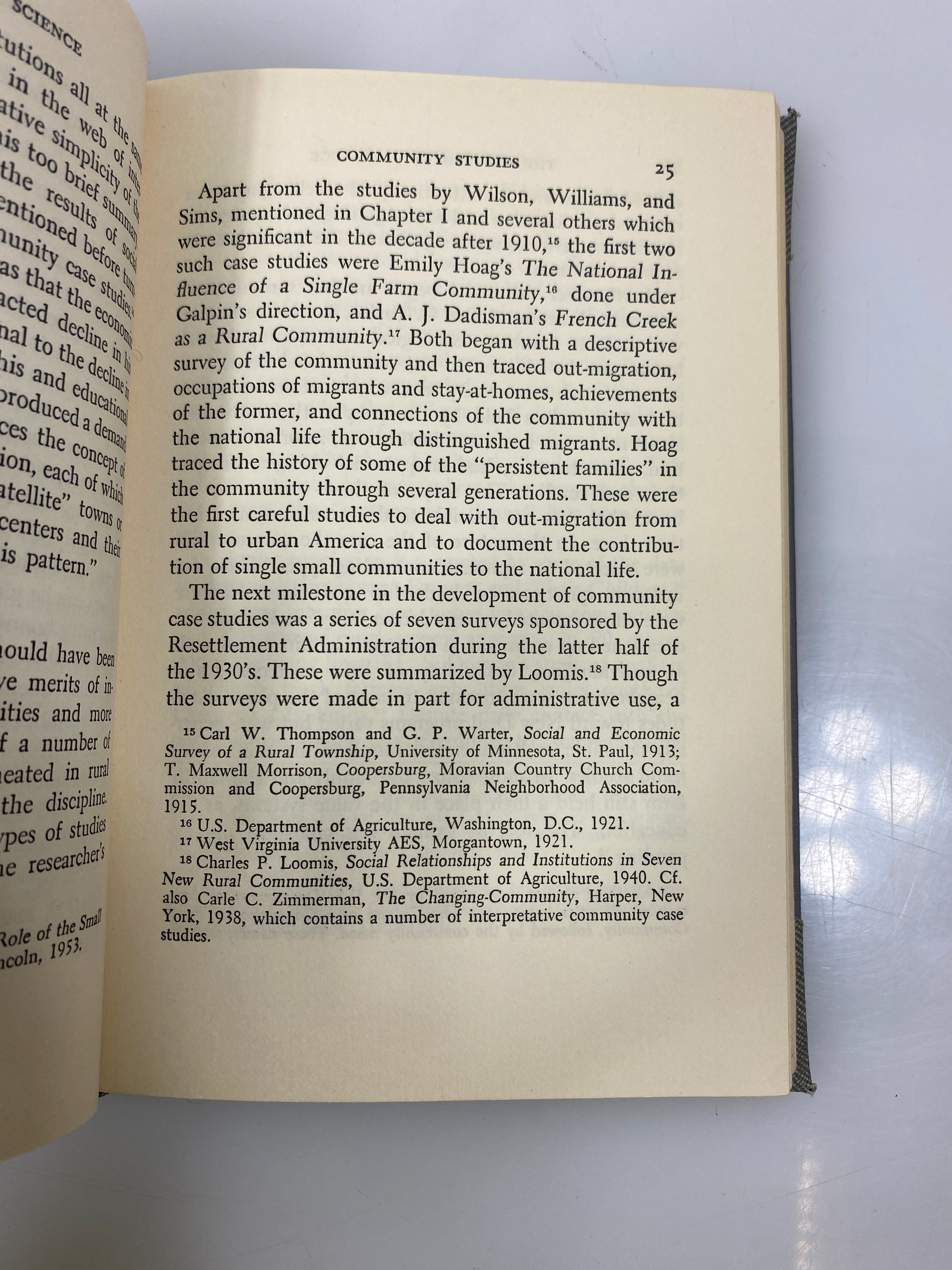 The Growth of a Science by Edmund deS. Brunner Ex-library 1957 HC