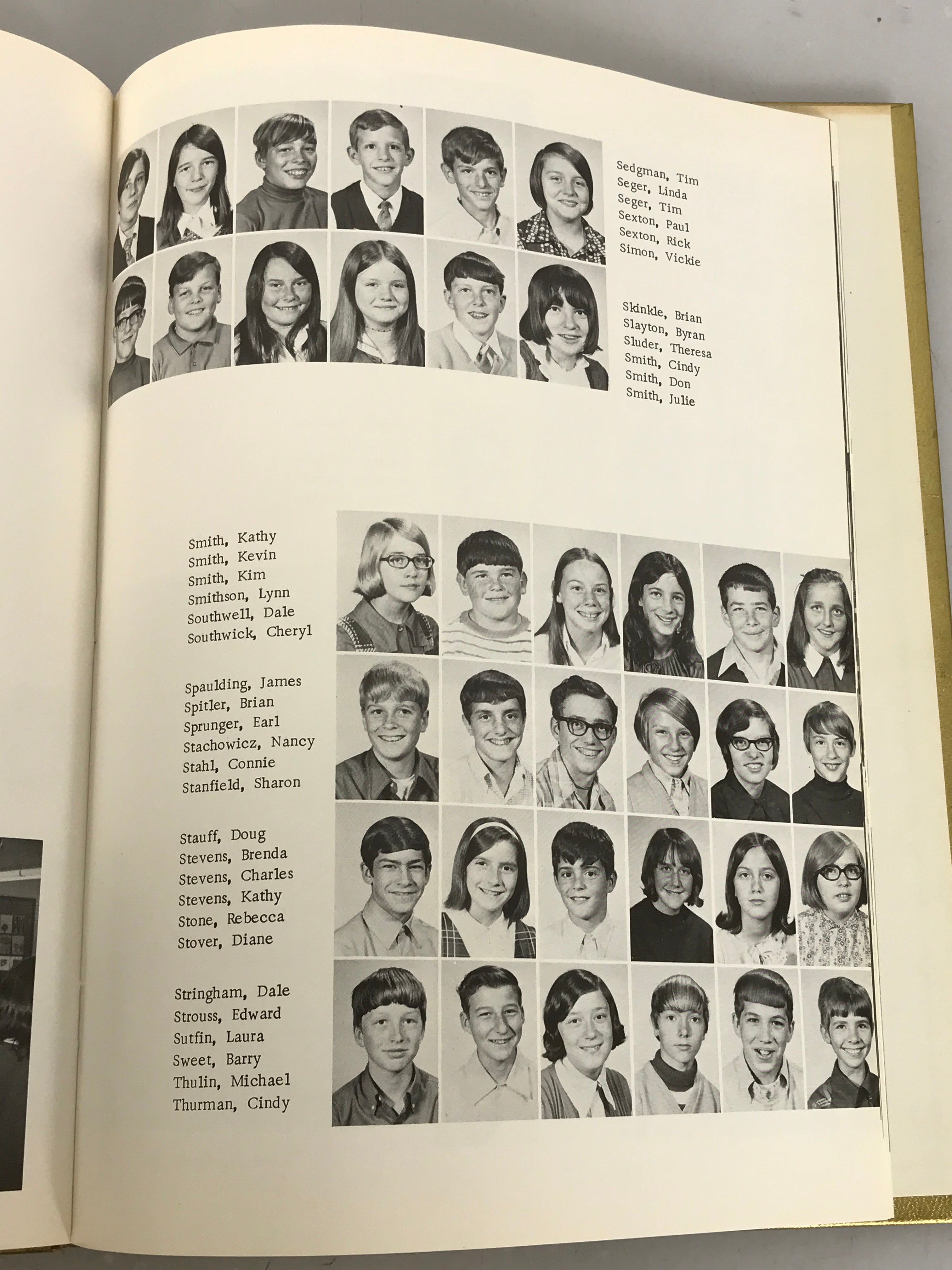 1971 Northwest Junior High School Yearbook Jackson Michigan HC