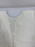 Vintage 1910s White Linen Infant's Dress with Floral Embroidery
