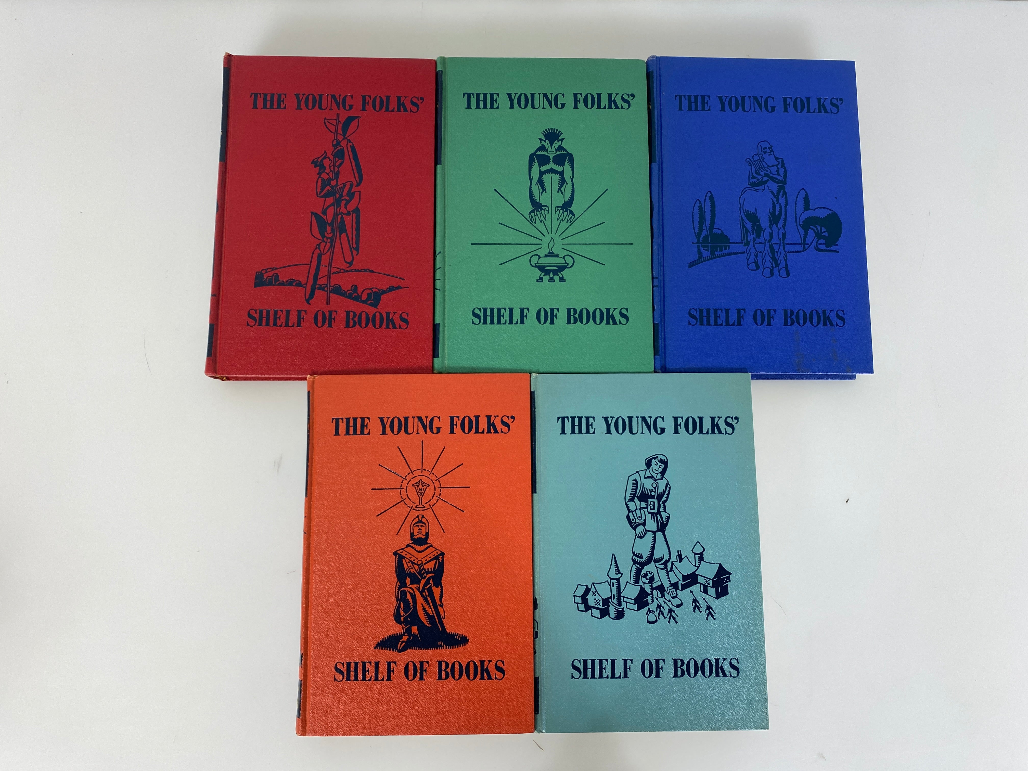 10 Volume Complete Set The Junior Classics Popular Edition 1957 Vintage HC
