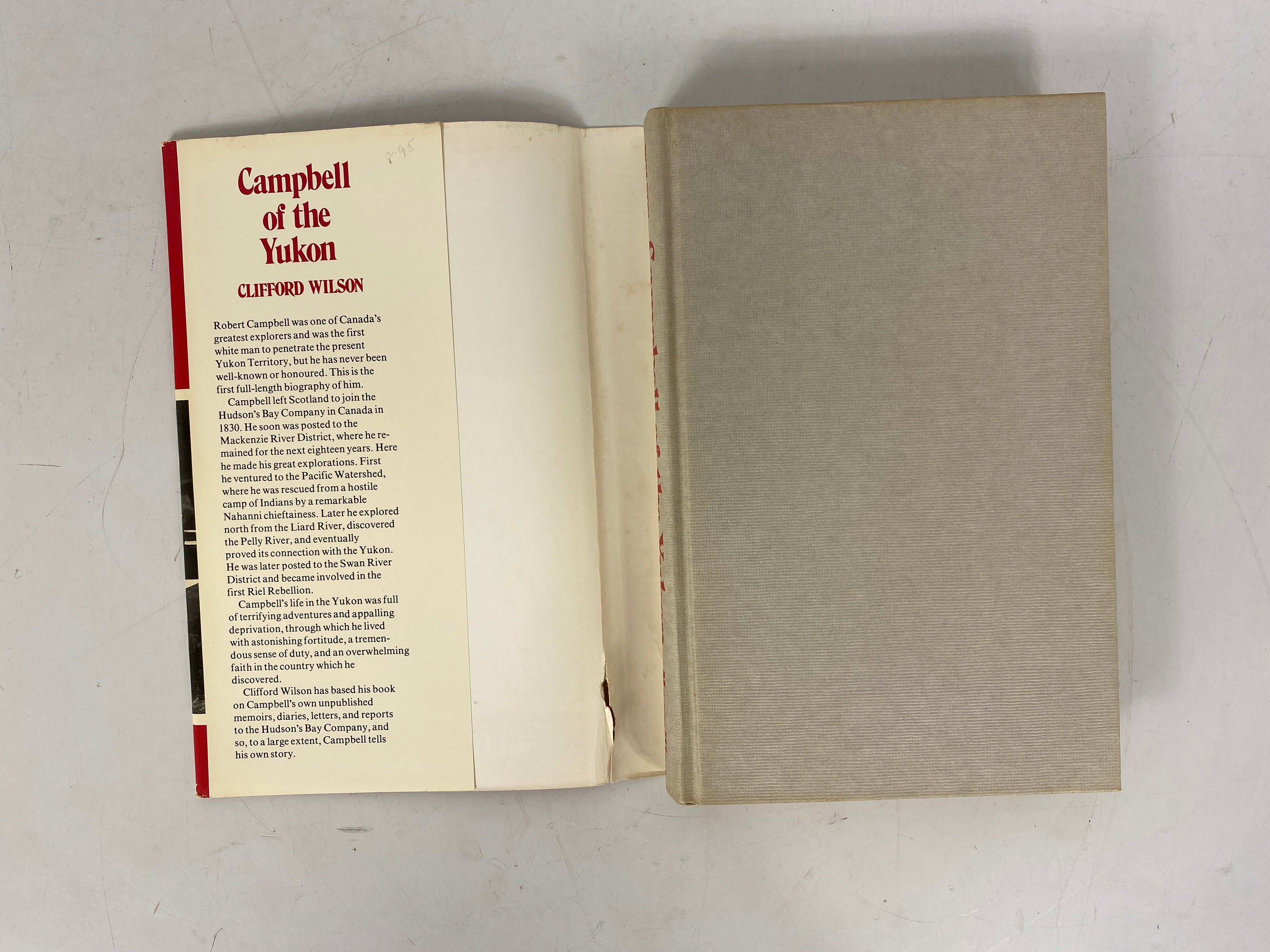 Campbell of the Yukon Wilson 1970 Hudson Bay Co Vintage HCDJ