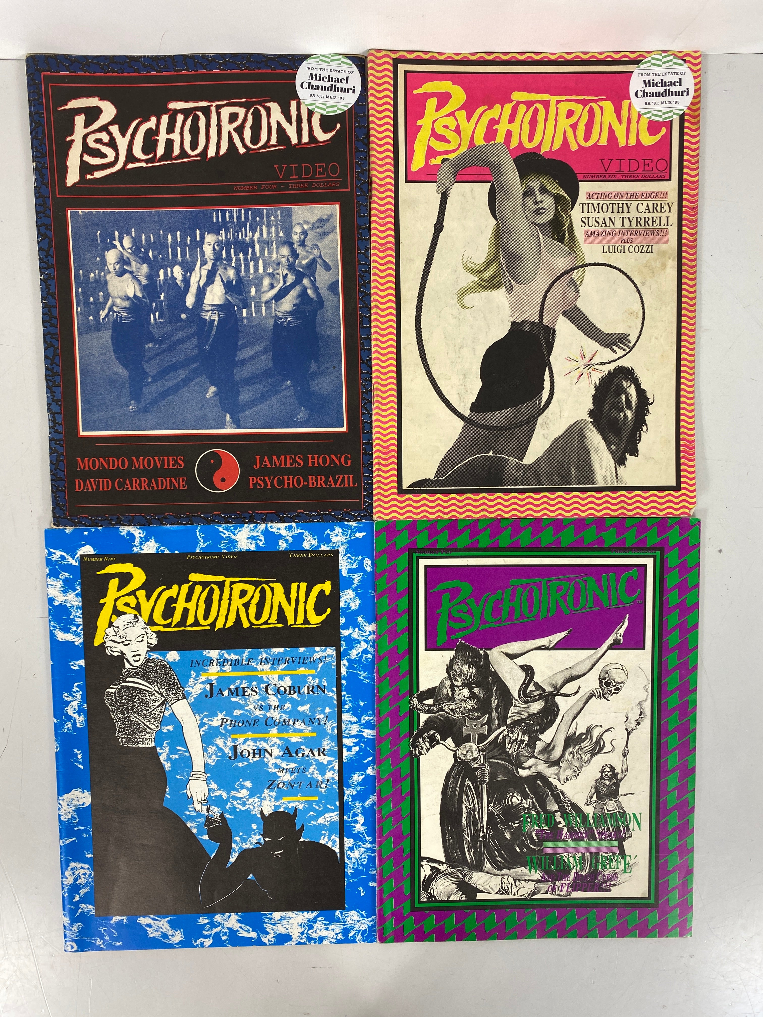 Lot of 19 Psychotronic Video Magazine Cult/Horror 1990-2000 See Photos