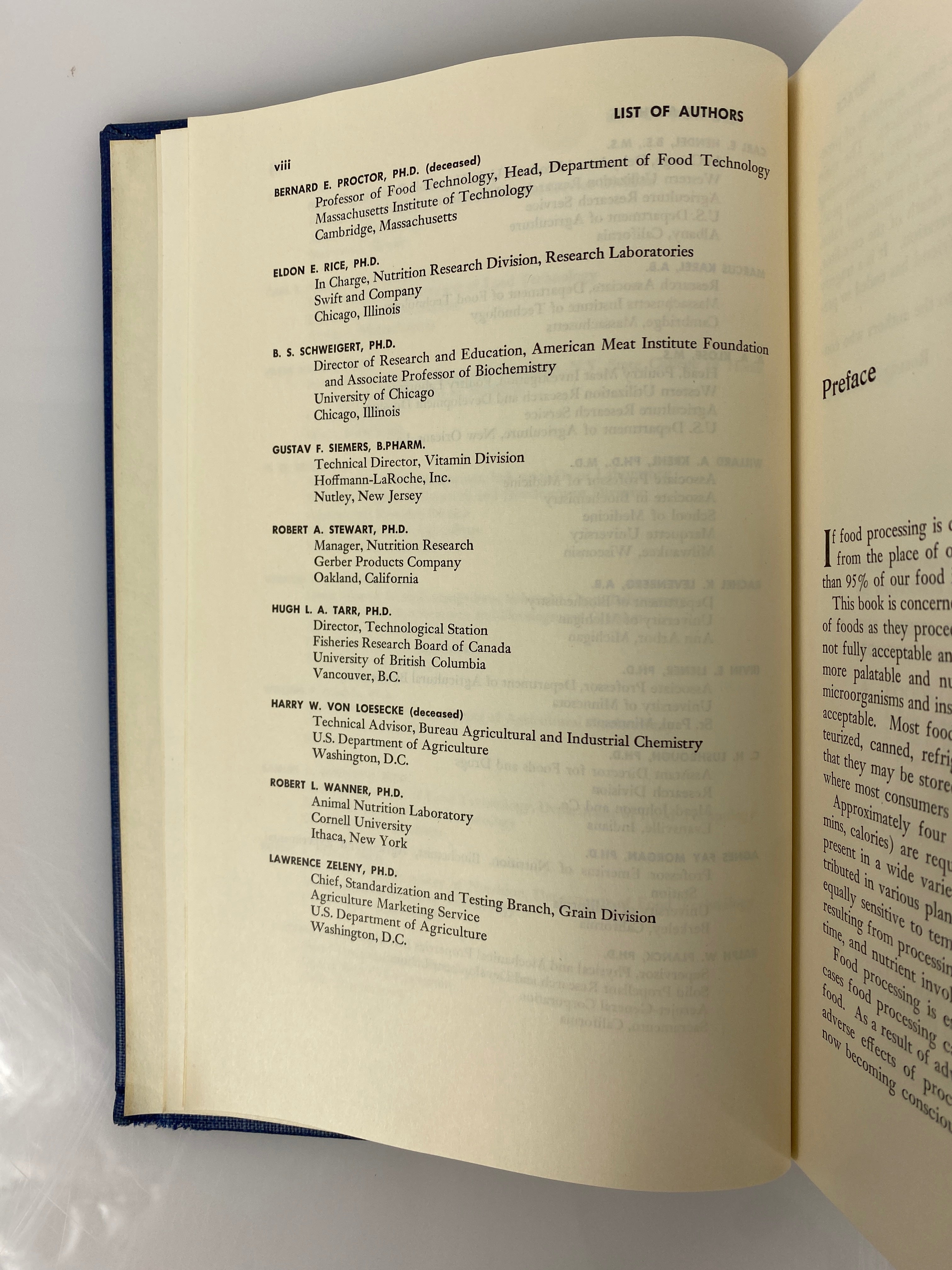 Nutritional Evaluation of Food Processing Harris/Von Loesecke 1960 1st Ed HC