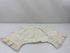 Vintage 1890s White Linen Children's Bloomers Fleur de Lis Lace Pattern