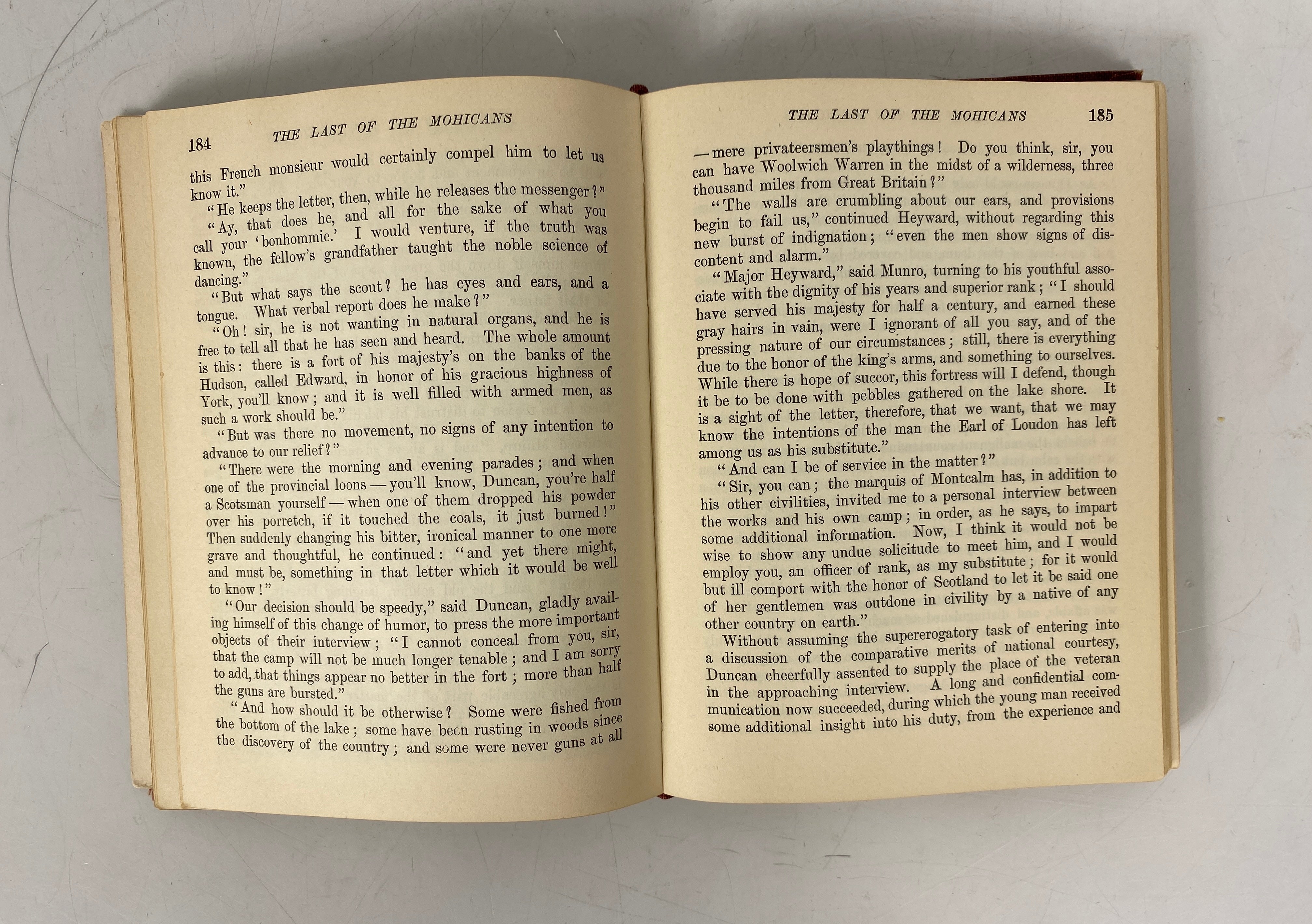 Cooper's Last of the Mohicans 1906 Macmillan Company Antique HC