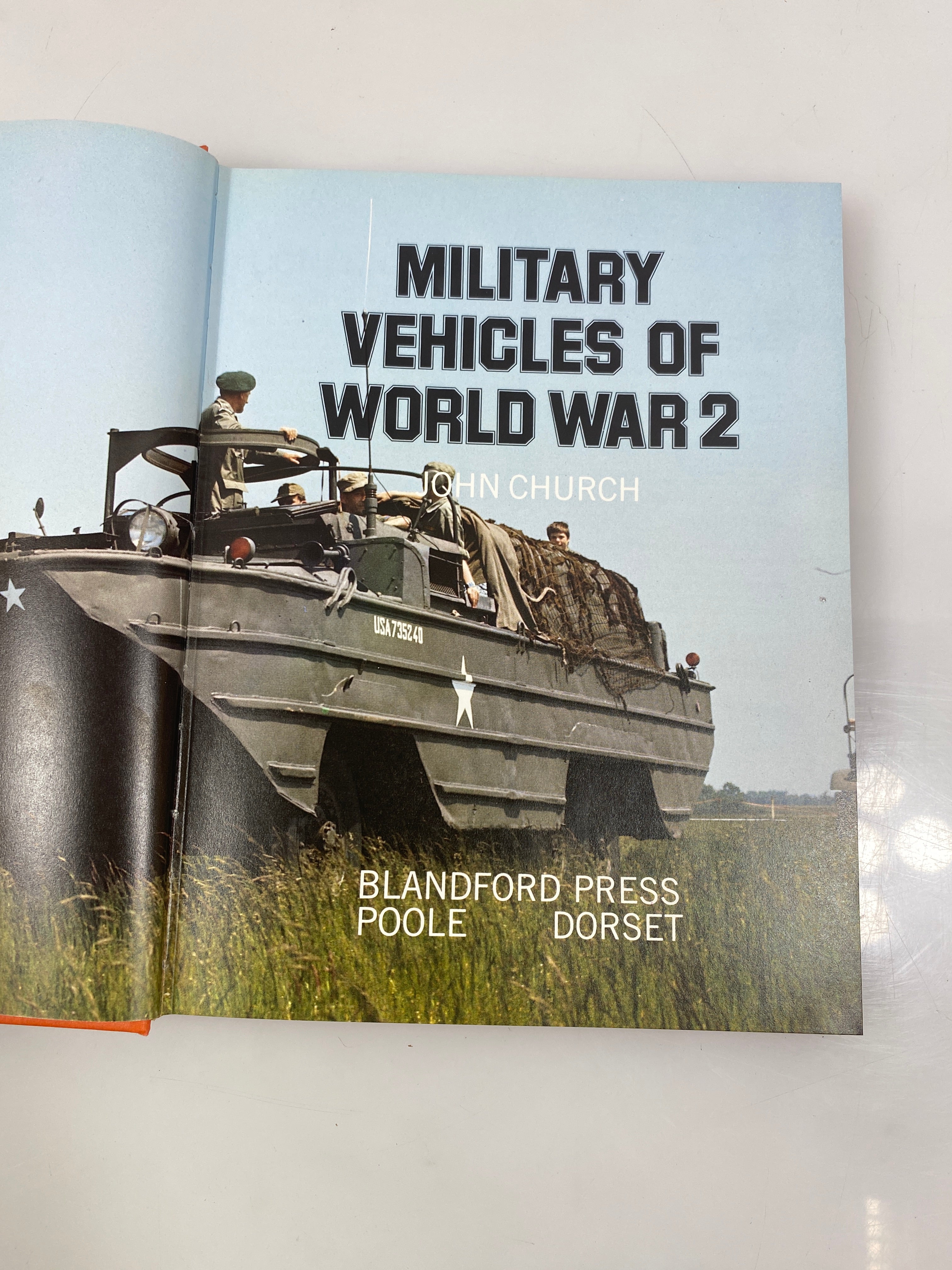 Military Vehicles of World War 2 by Church 1982 HCDJ
