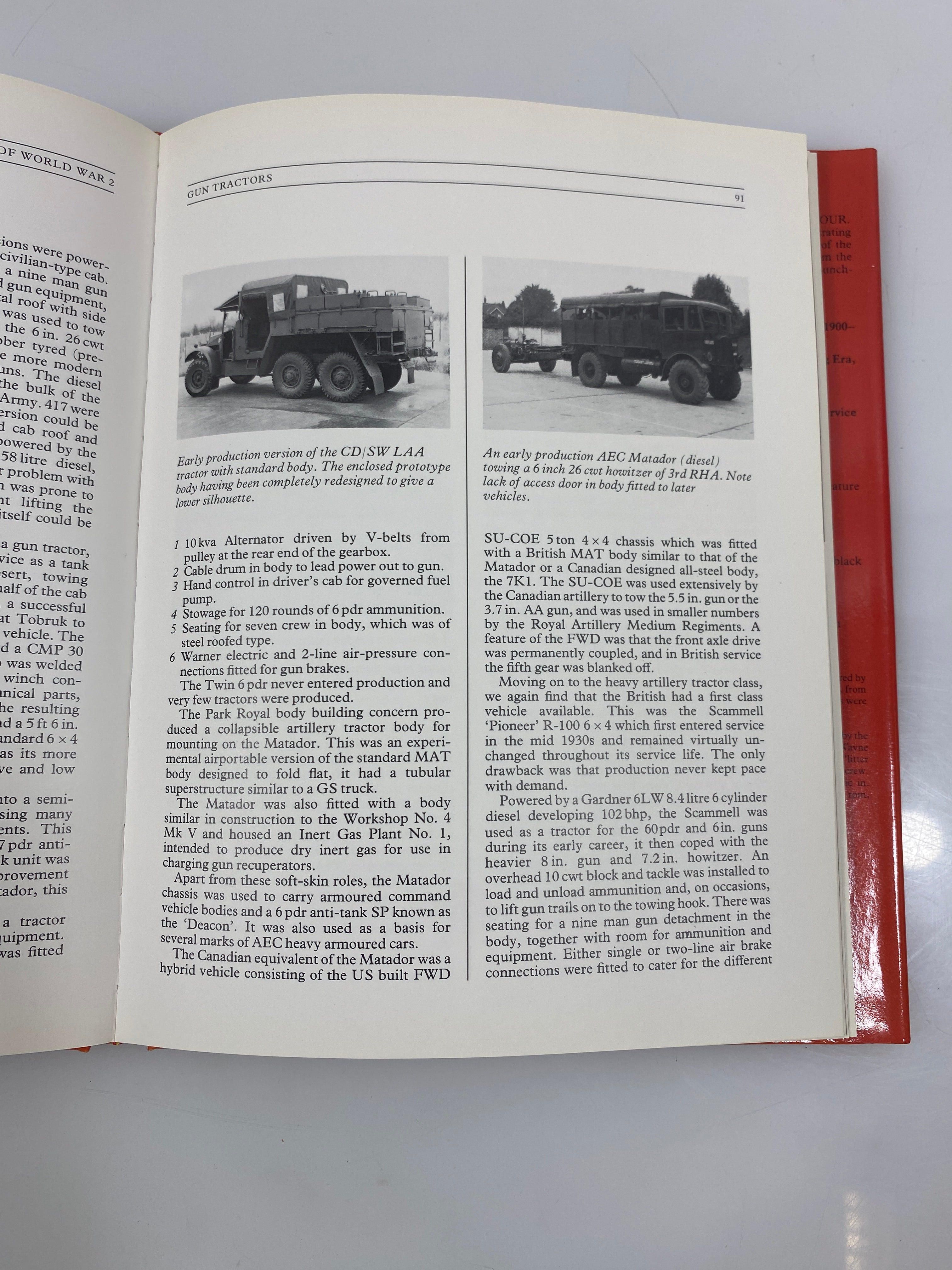 Military Vehicles of World War 2 by Church 1982 HCDJ