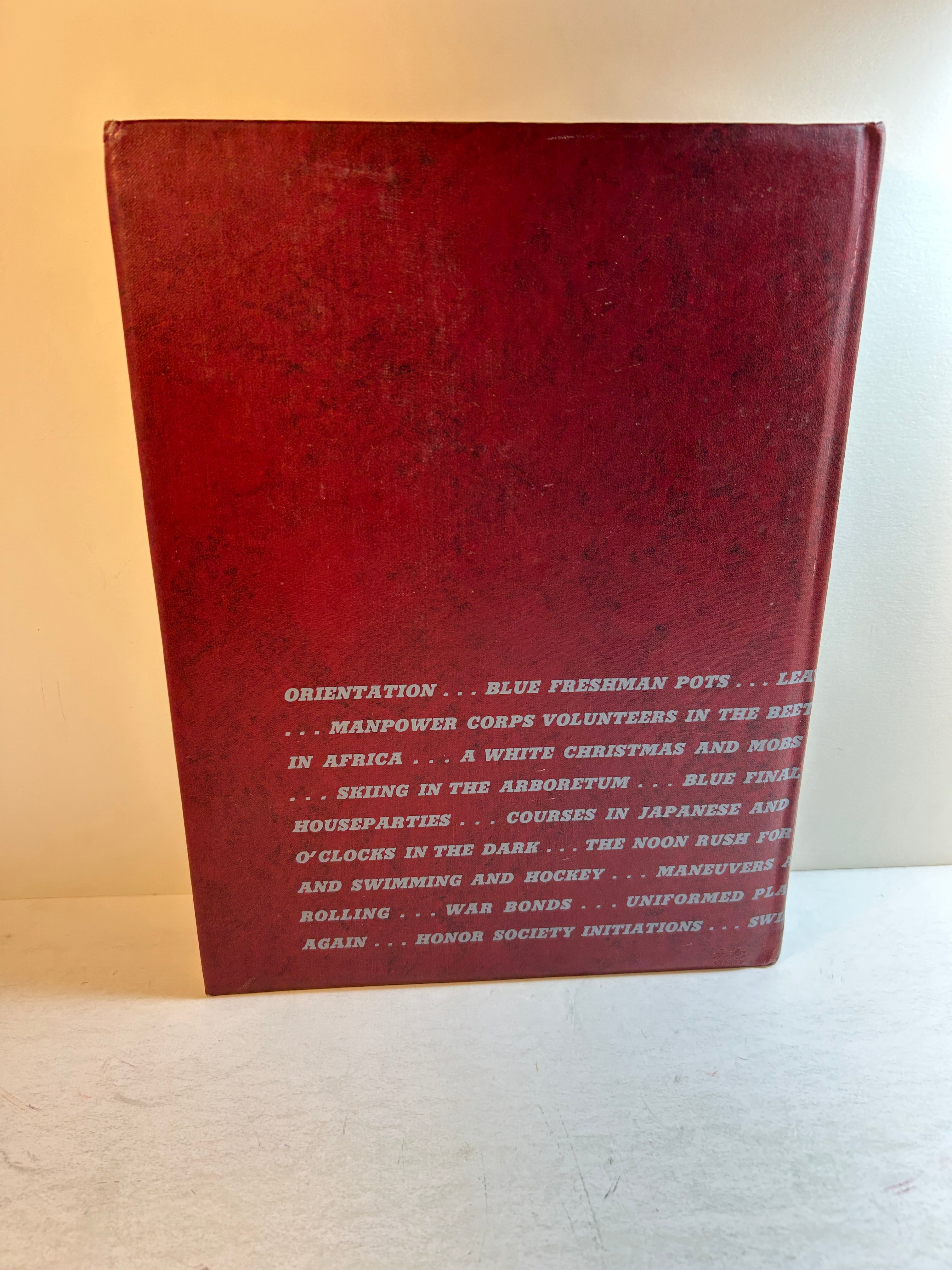 1943 "Michiganesian" University of Michigan Yearbook Ann Arbor, MI HC