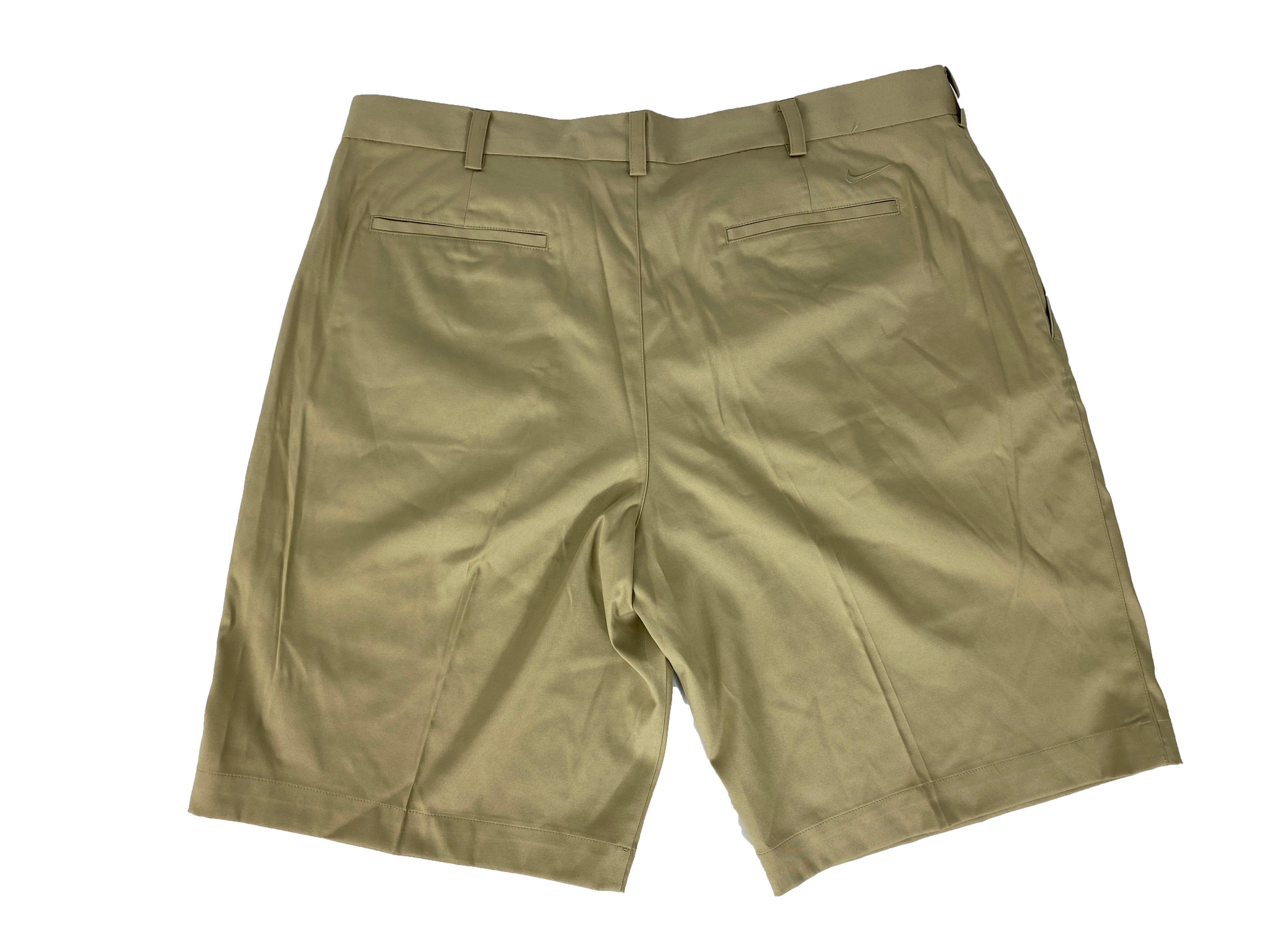 Nike Golf Standard Dri-Fit Pleated Khaki Shorts Men's Size 30