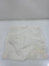 Vintage 1920s Sheer White Handkerchief with Embroidered Flowers