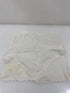 Vintage 1920s Sheer White Handkerchief with Embroidered Flowers