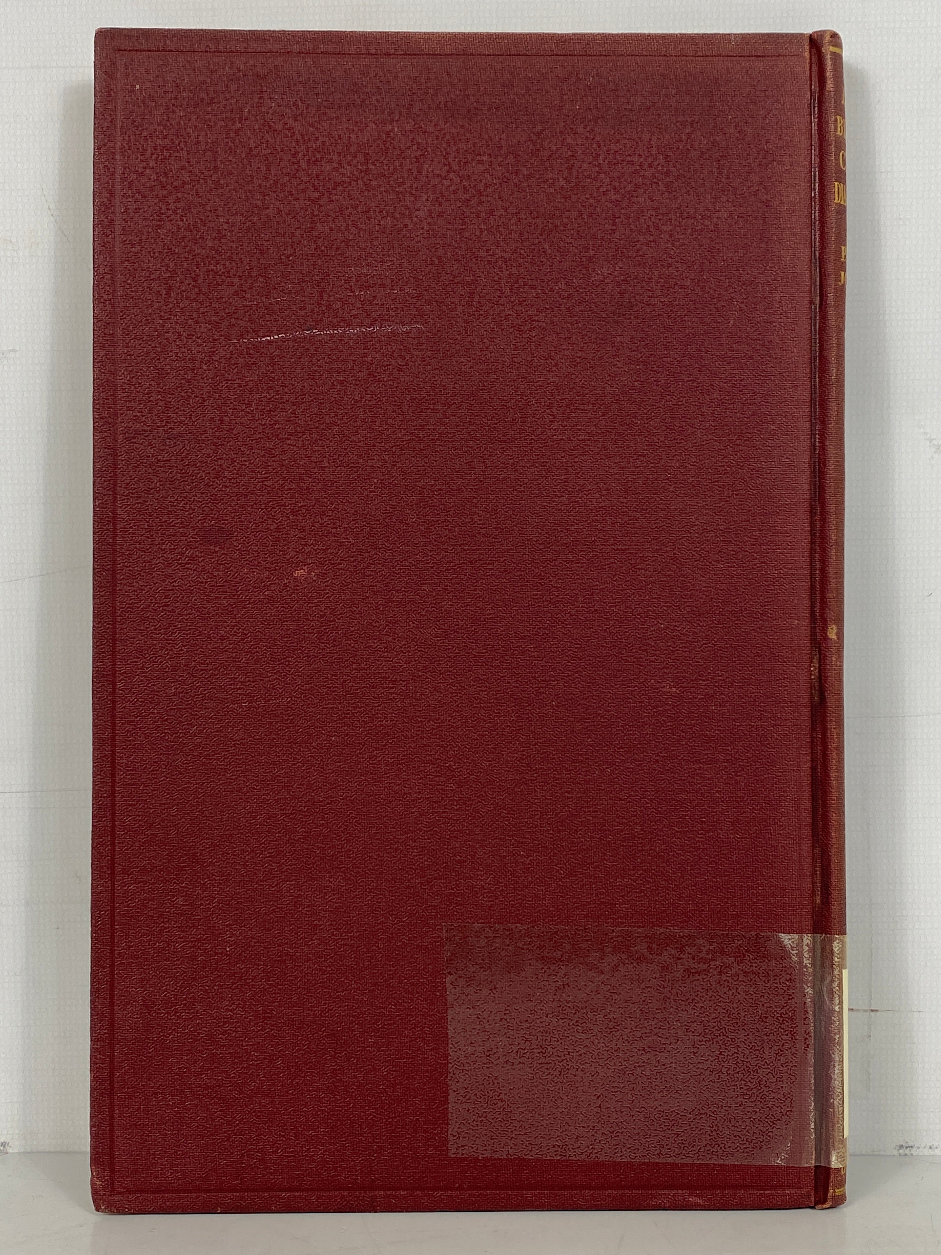 Red Blood Cell Diameters by Cecil Price-Jones Rare 1933 HC Ex-Library