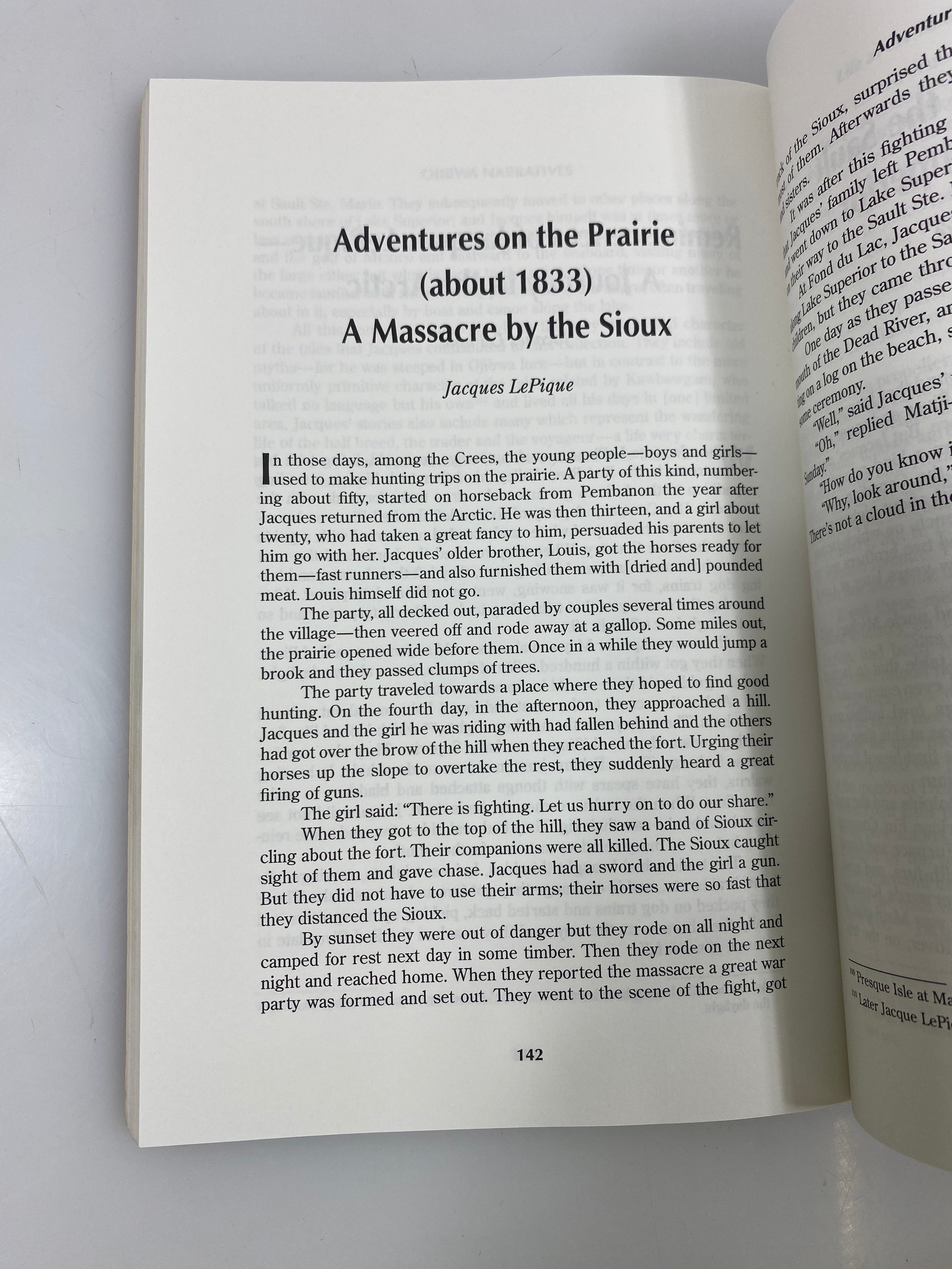 Ojibwa Narratives 1893-95  Wayne State University Press 1994 SC
