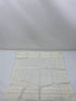 Vintage 1910s White Linen Handkerchief with Stripe Details