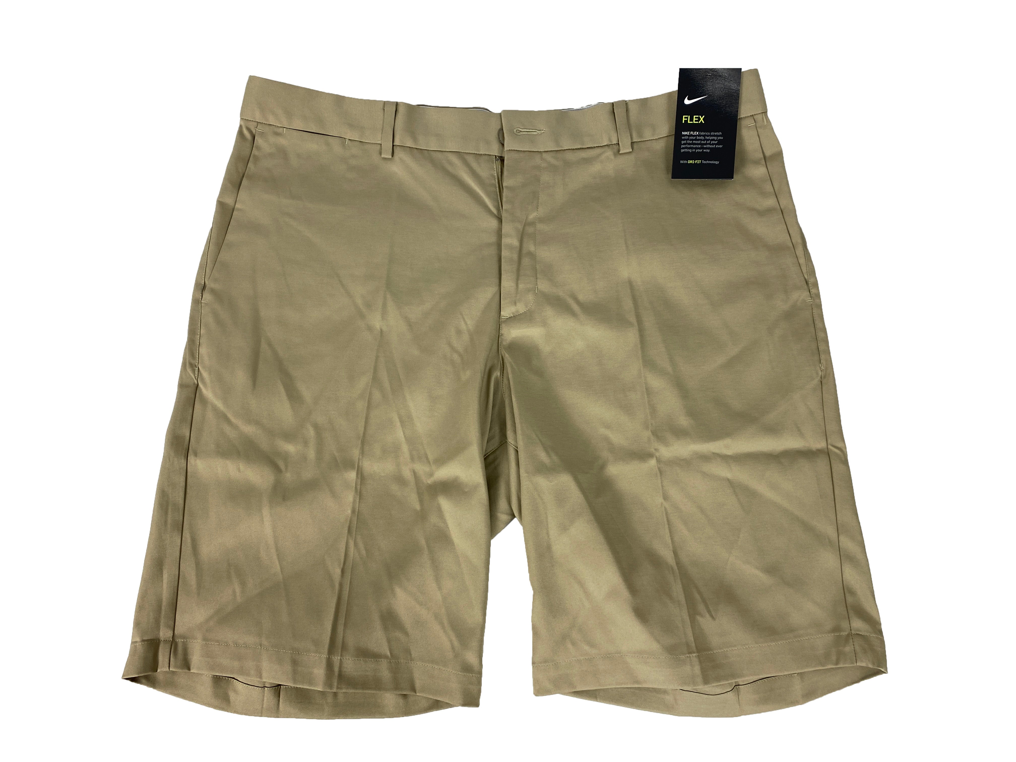 Nike Golf FLEX Dri-Fit Khaki Shorts Men's Size 48